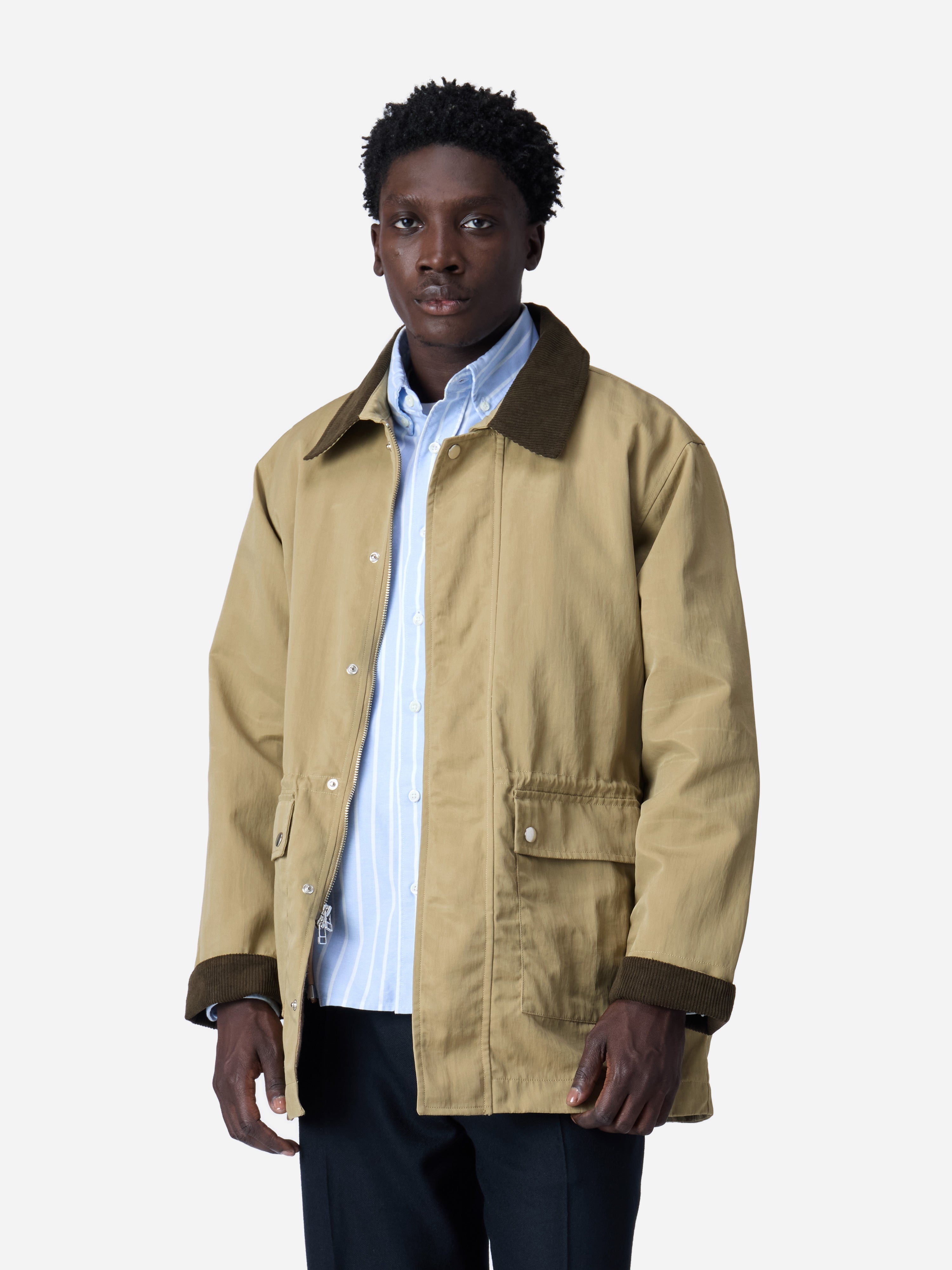 Country Jacket - Tan Waxed Nylon