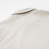 Collar Layered Sweatshirt - Beige