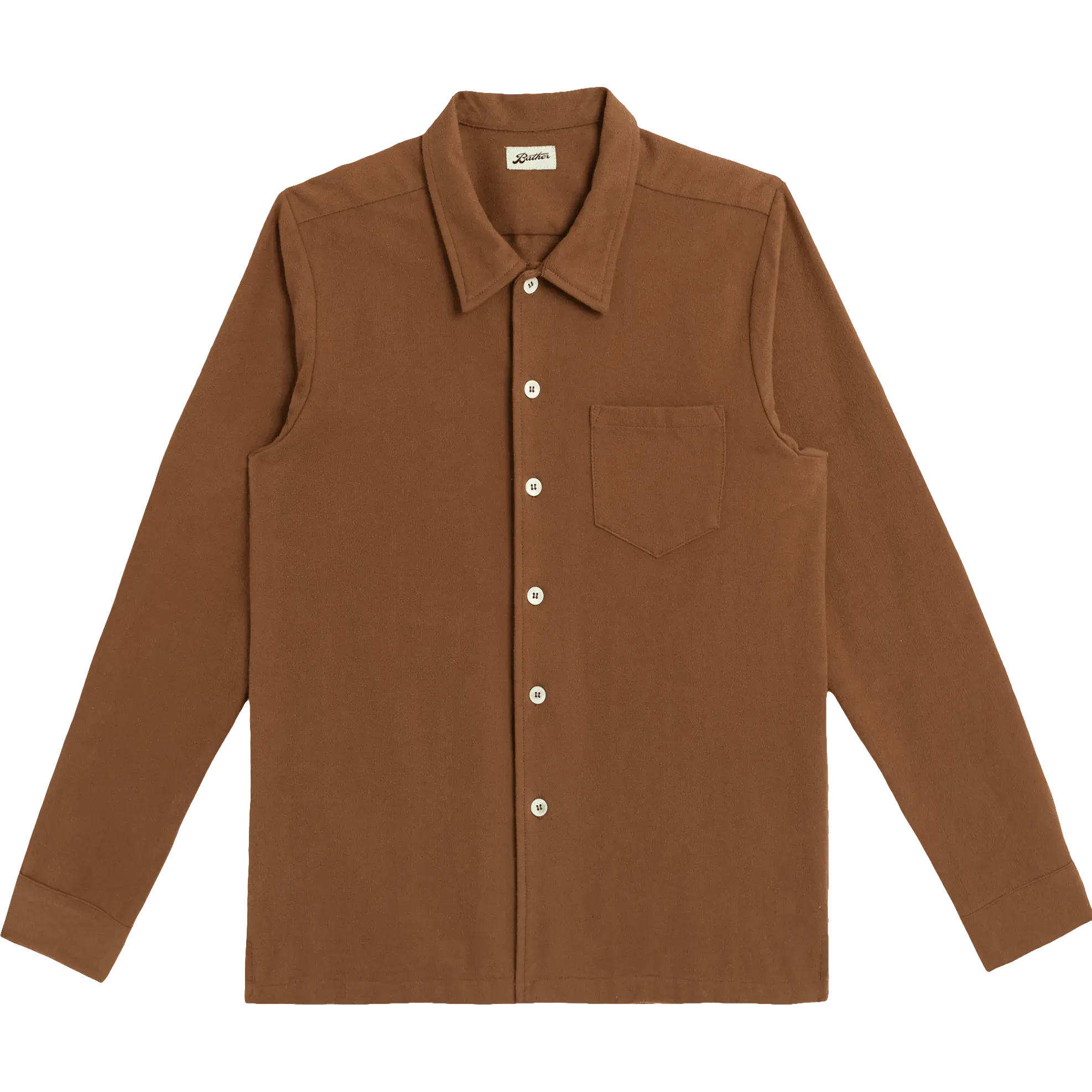 Flannel Leisure Shirt - Mocha