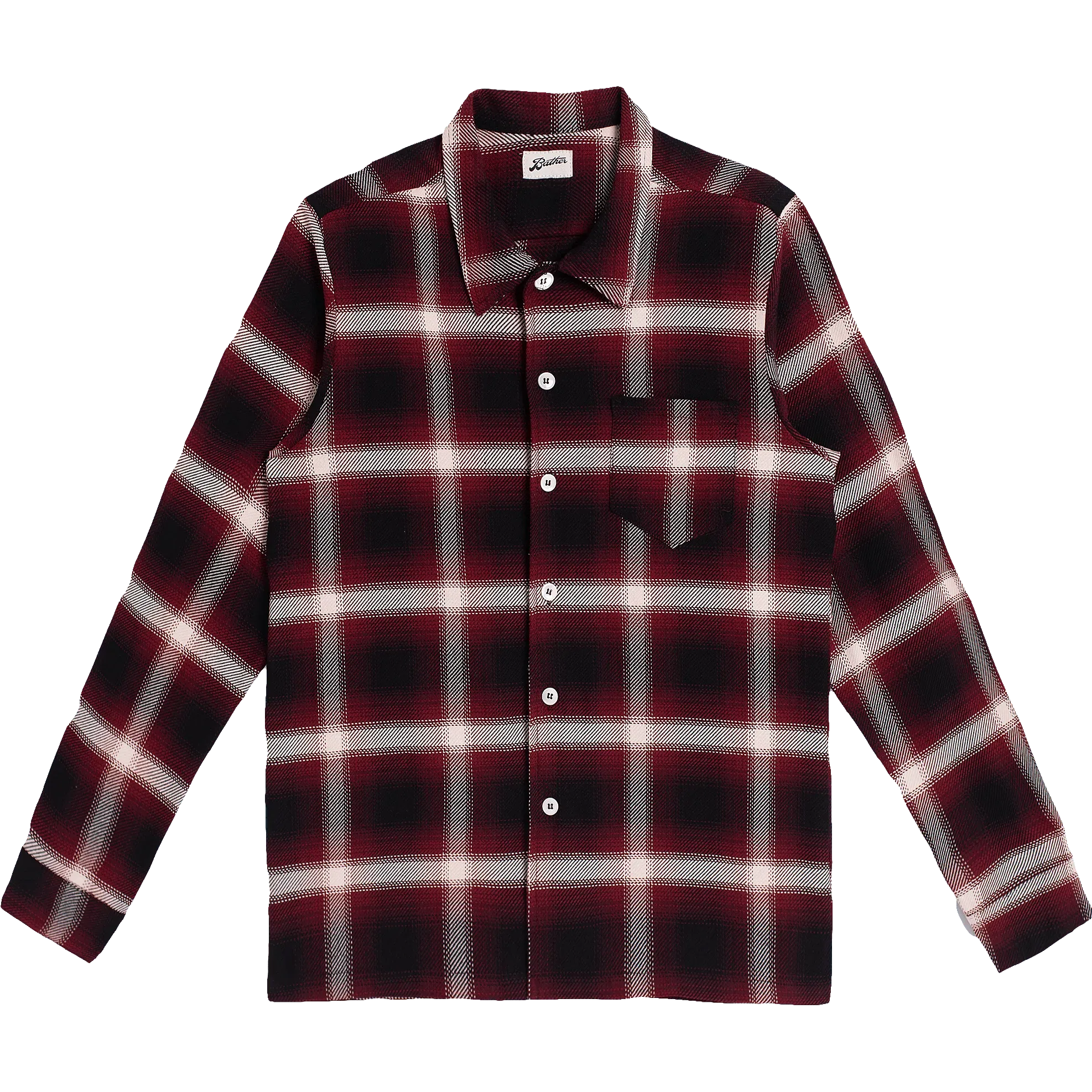 Leisure Check Shirt - Sangria