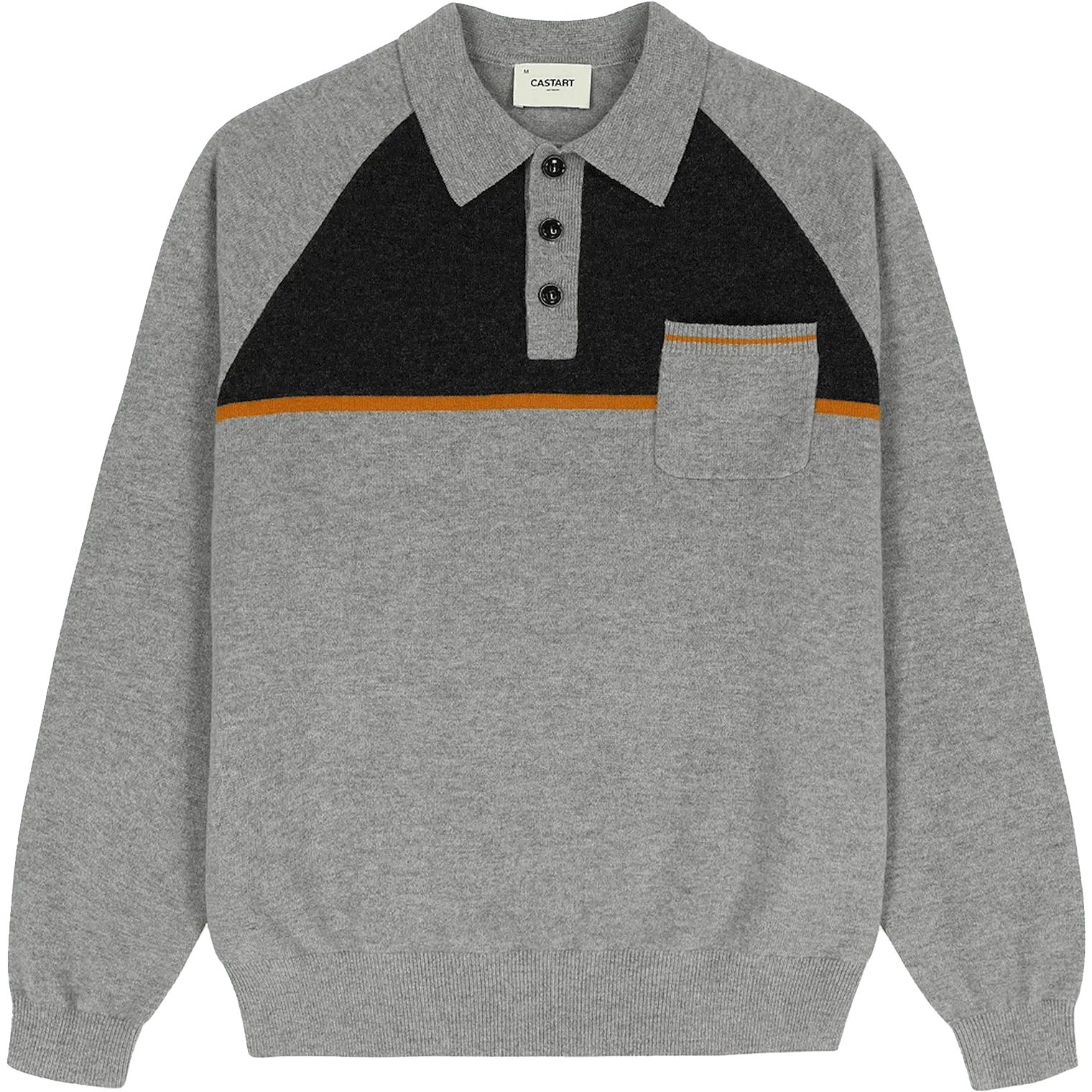 Sunday River Knit Polo - Light Grey