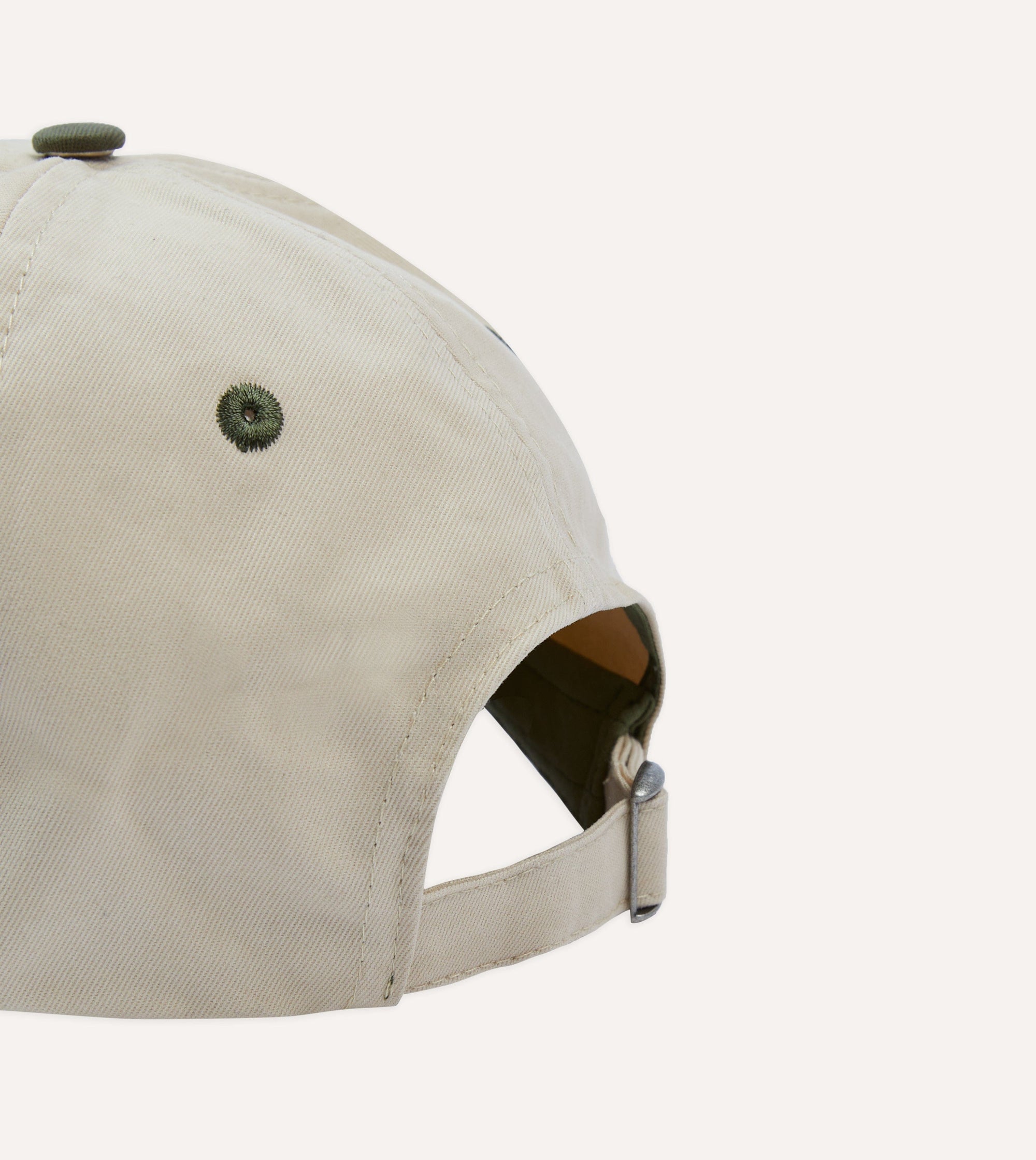 Kantha Suns Baseball Cap - Cream / Lovat