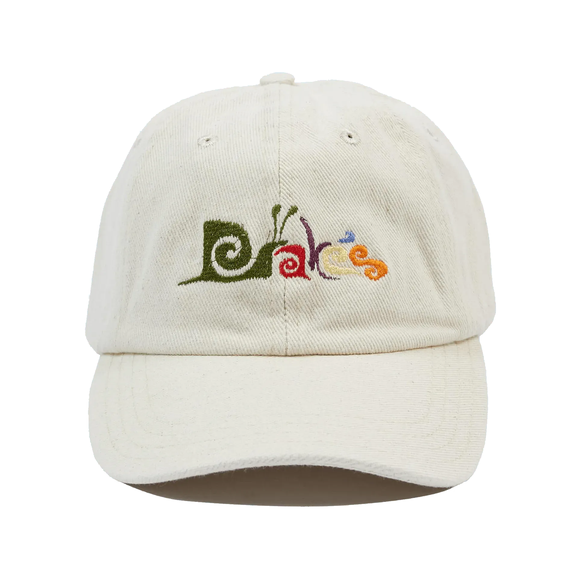 Snail Twill Baseball Hat - Ecru