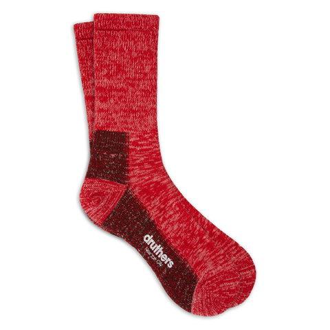 Organic Cotton Defender Socks - Red