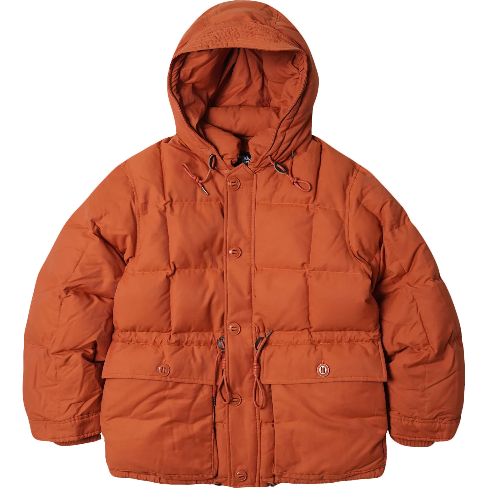 【美品】FRIZMWORKS フリズムワークス カラコラムダウン オレンジ M Frizmworks - Karakoram down parka - Orange