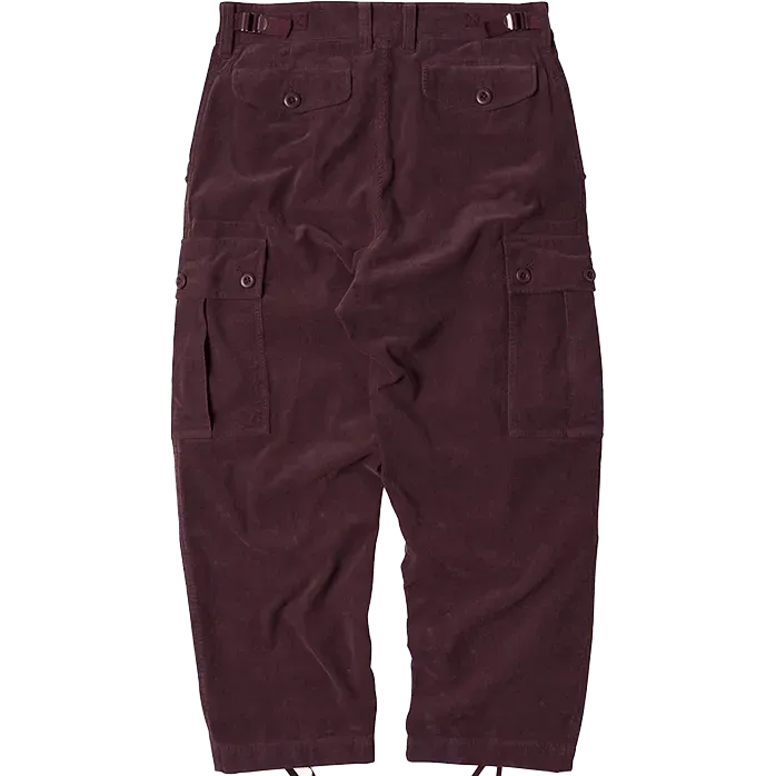 Corduroy M65 Field Pants - Red Bean