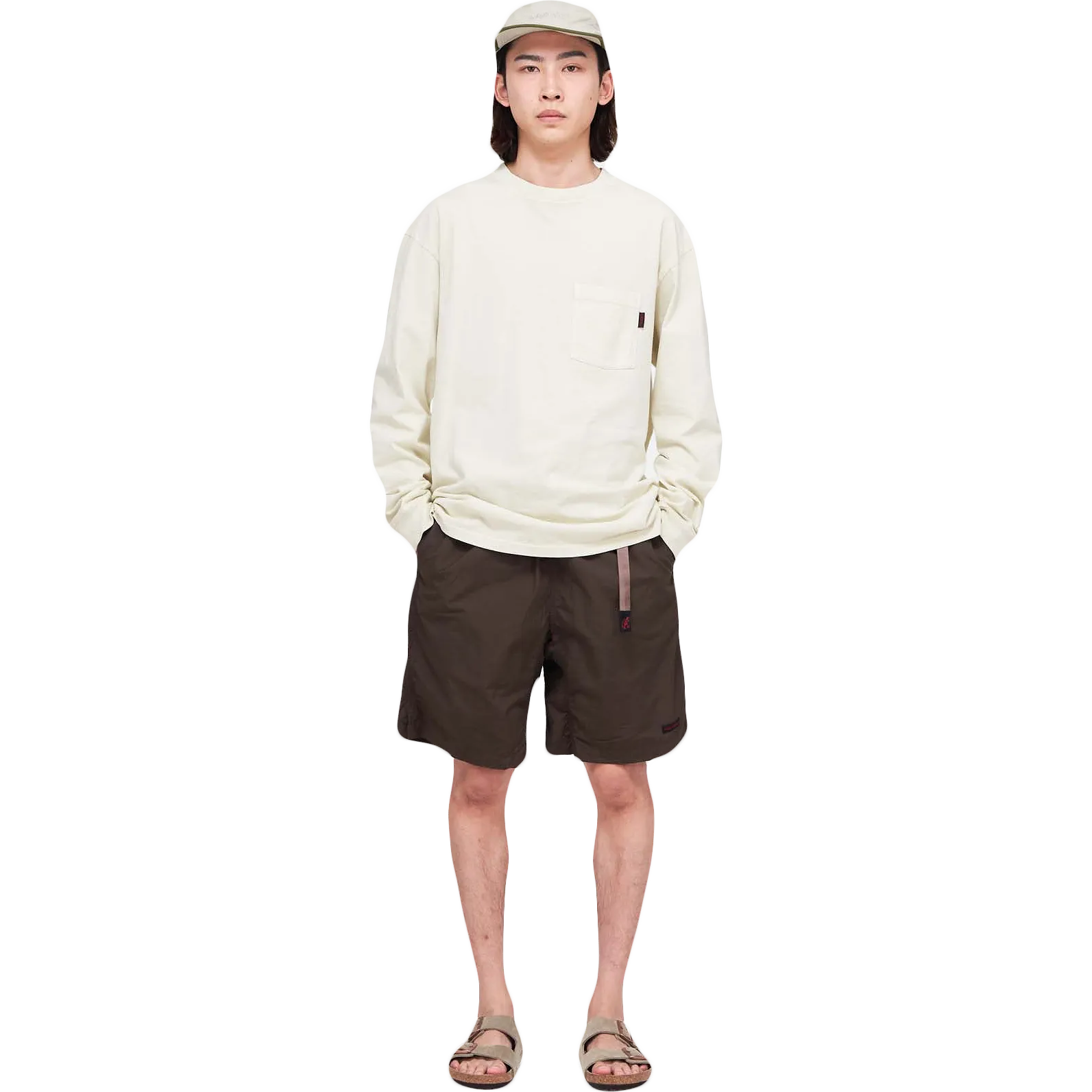 Nylon Packable G-Short - Deep Brown