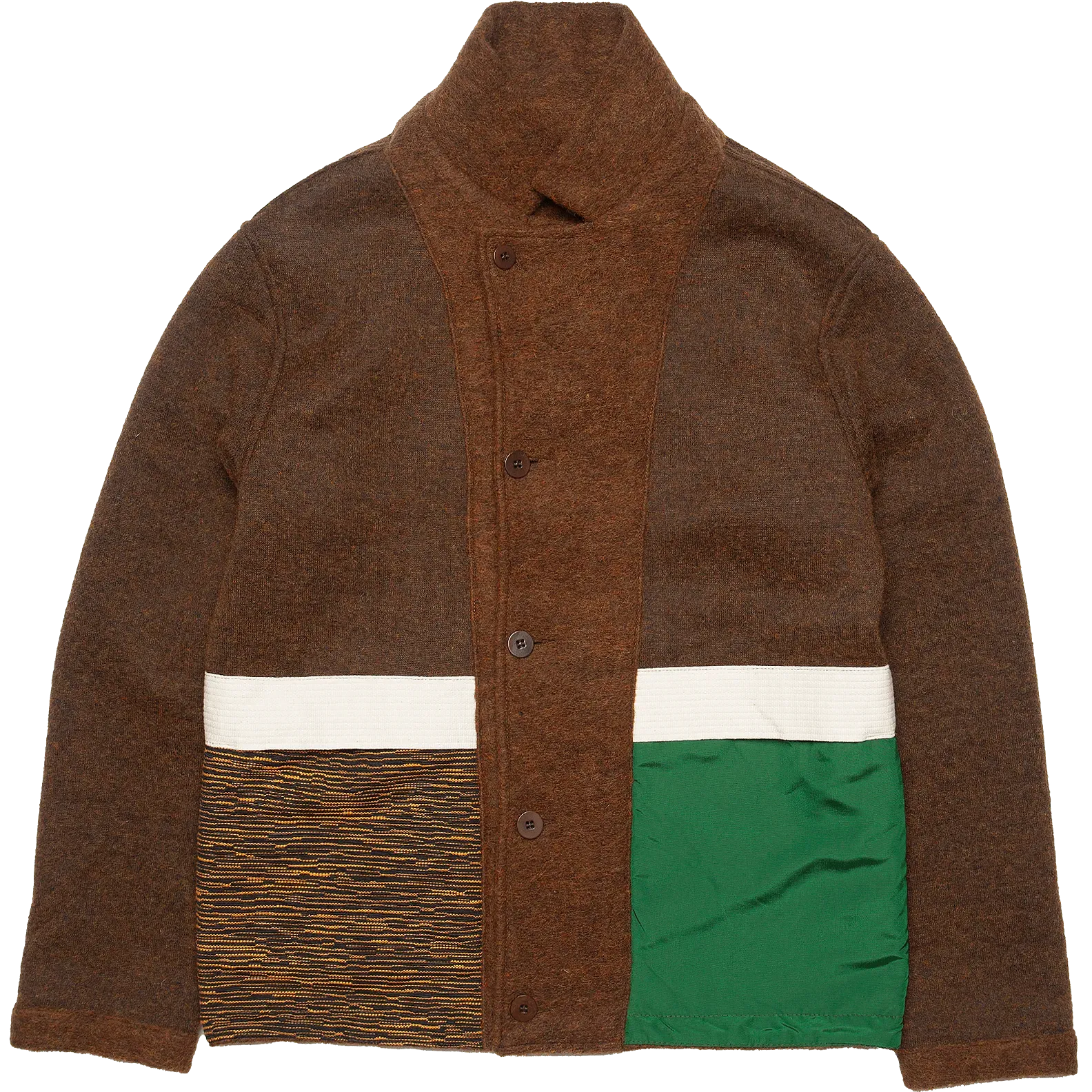 Swit Plush Reversible Wool Jacket - Rust Brown