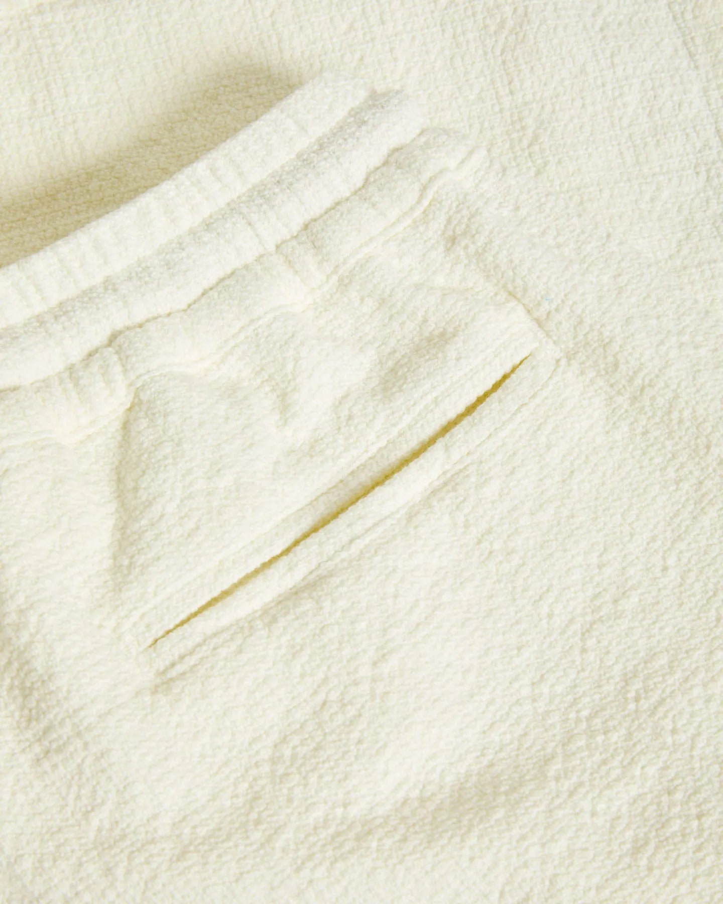 Pestana Texturized Shorts - Ecru