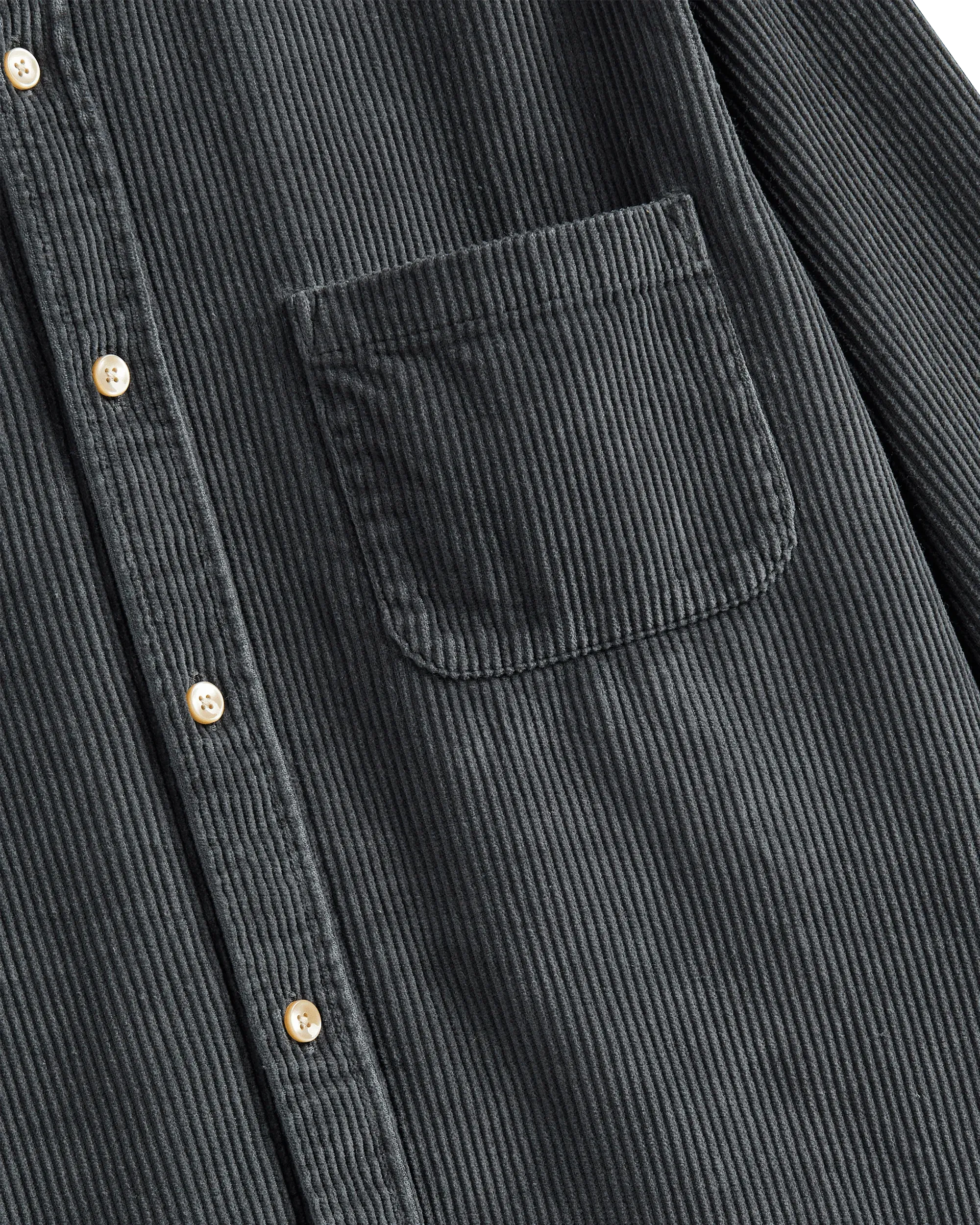 Lobo Corduroy Shirt - Anthracite