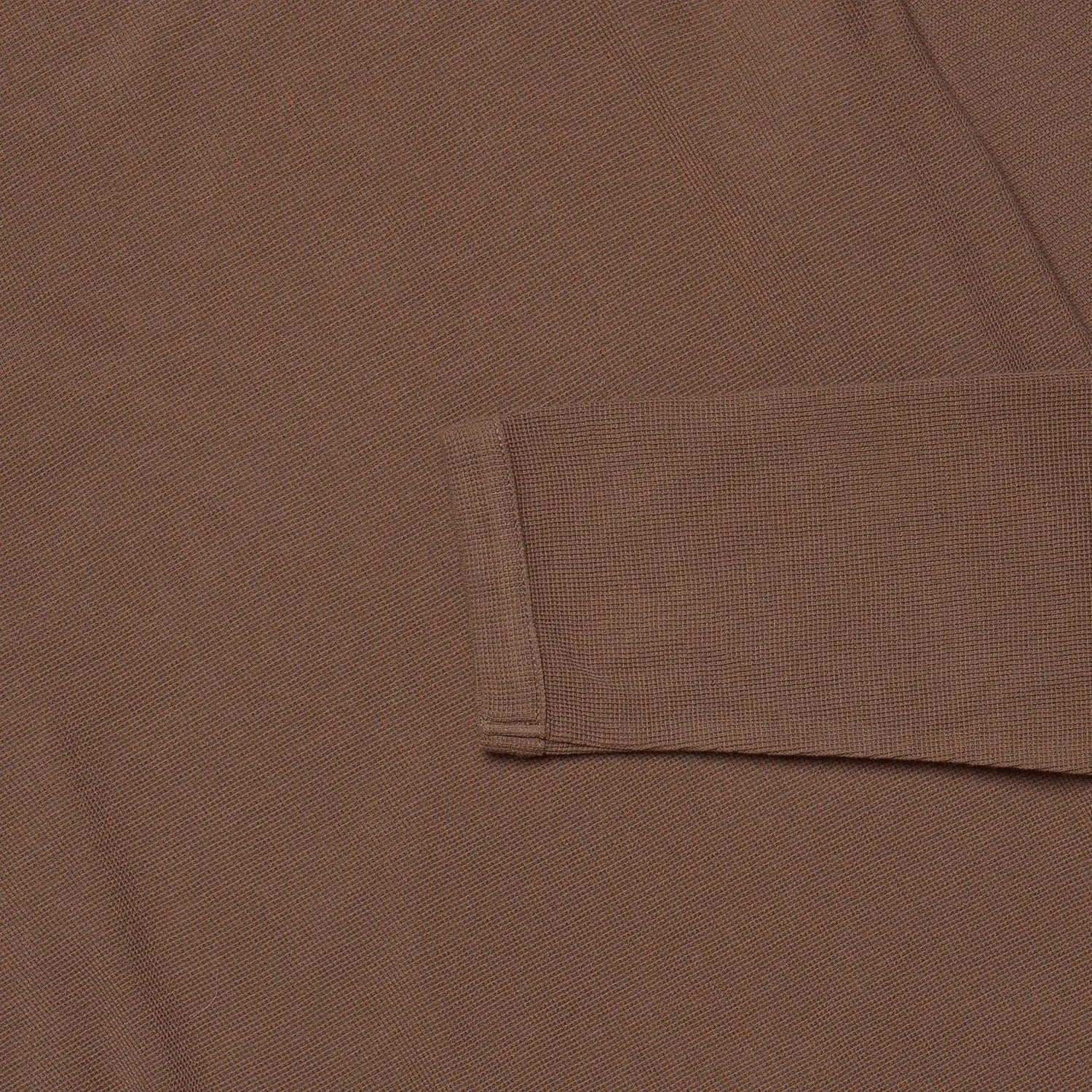 Clive Waffle Long Sleeve Tee - Clay