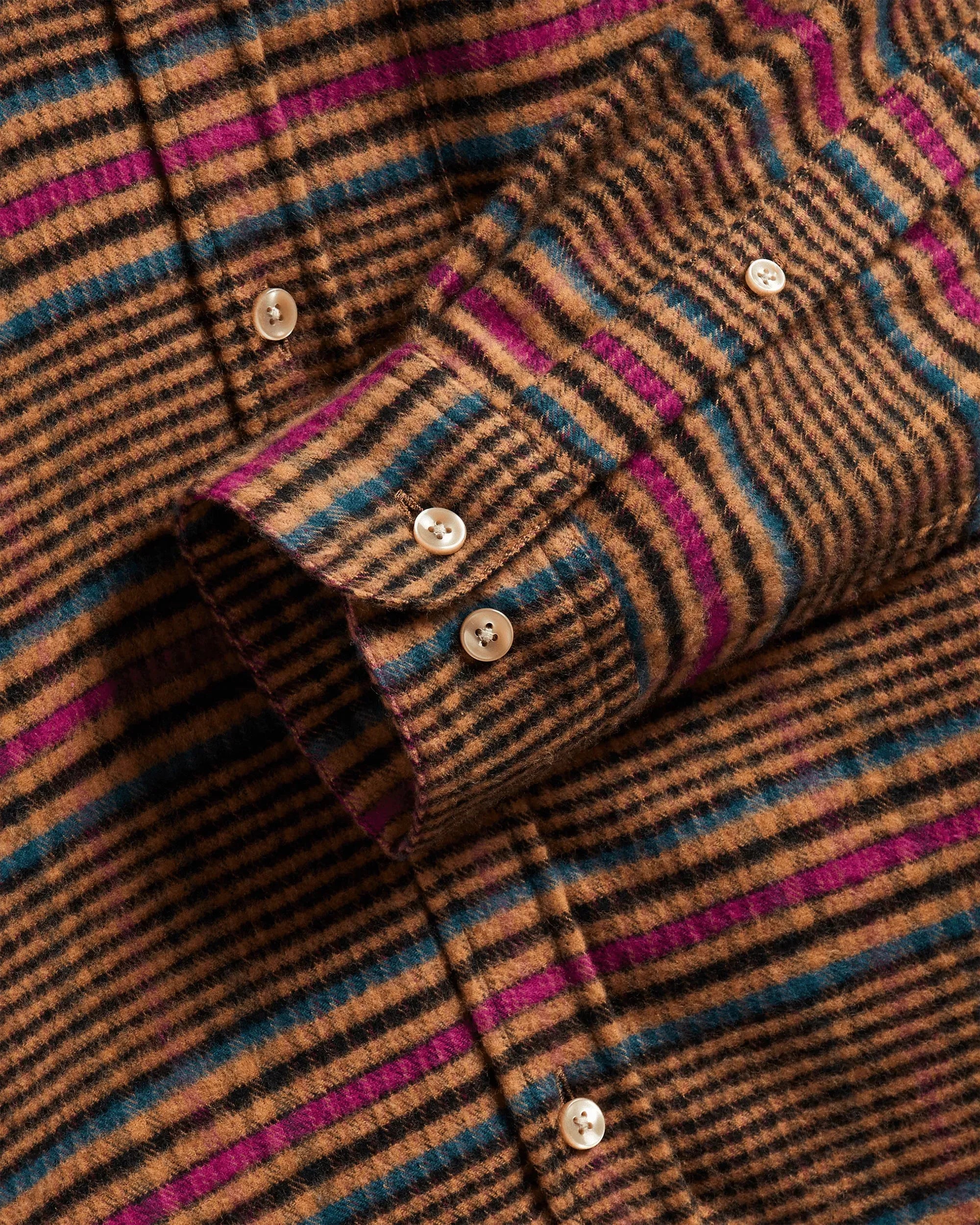 Ponte Flannel - Multi Plaid