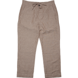 Yoga Pants - Burgundy Stripe