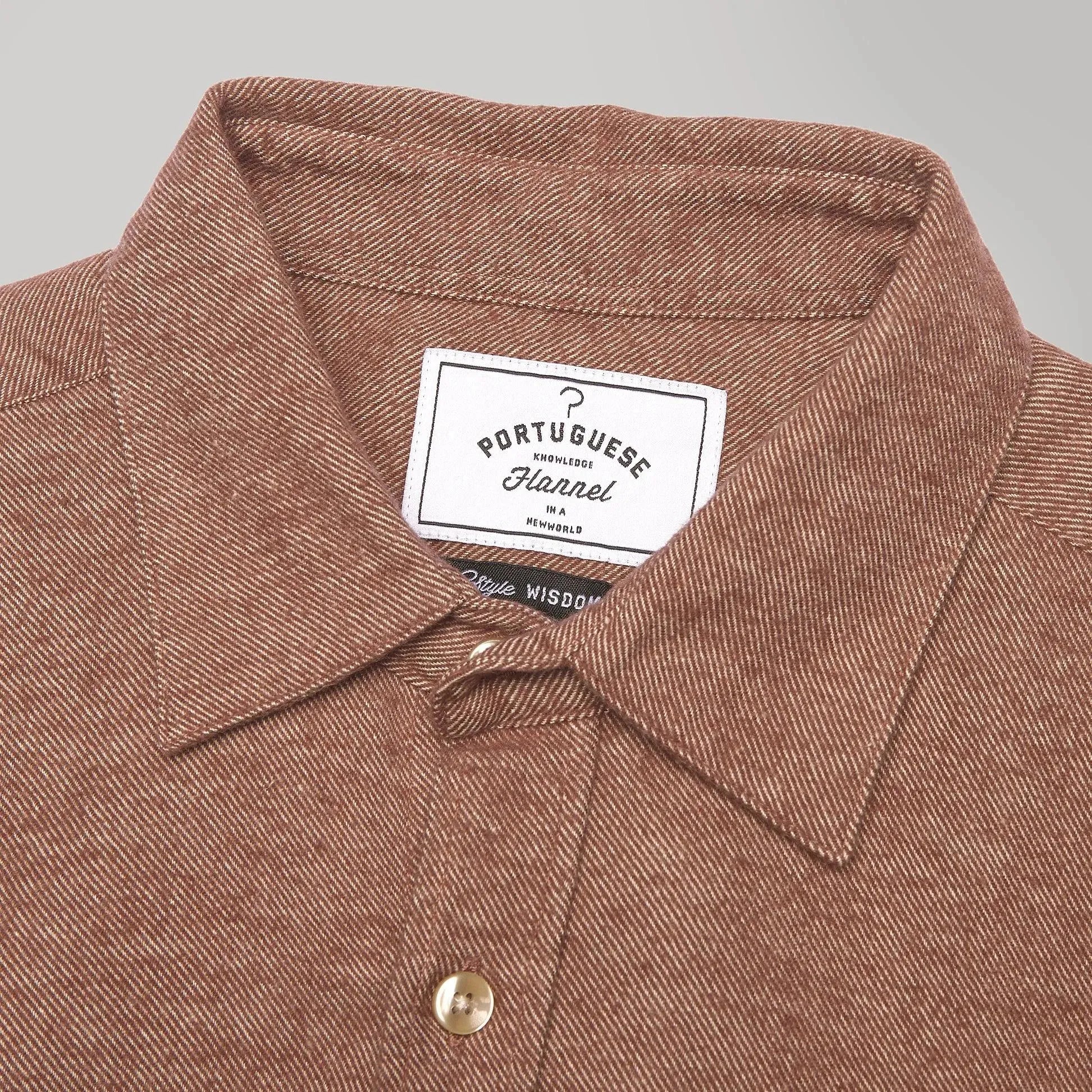 Teca Flannel Shirt - Cinnamon