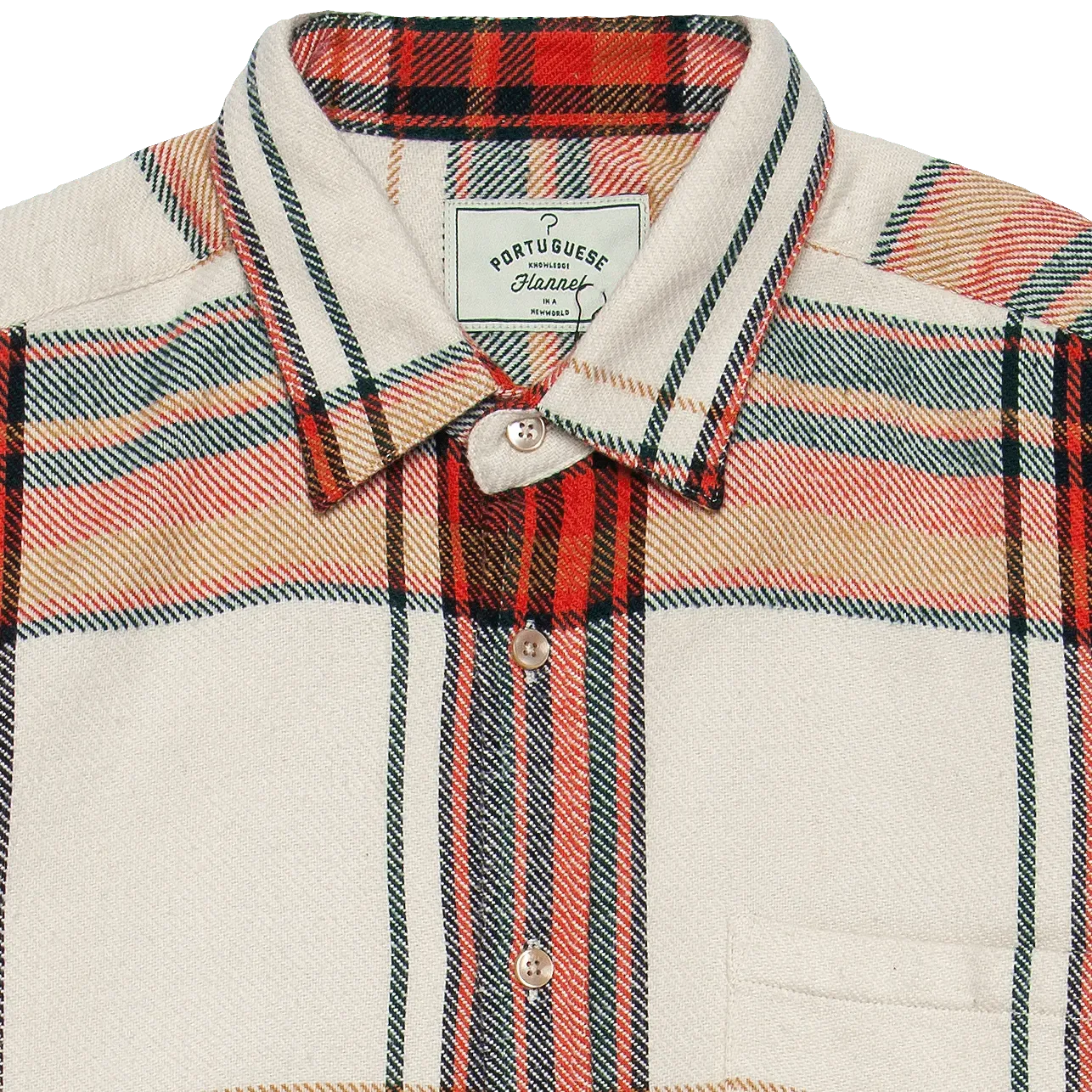 Nords Flannel Shirts - Cream Check