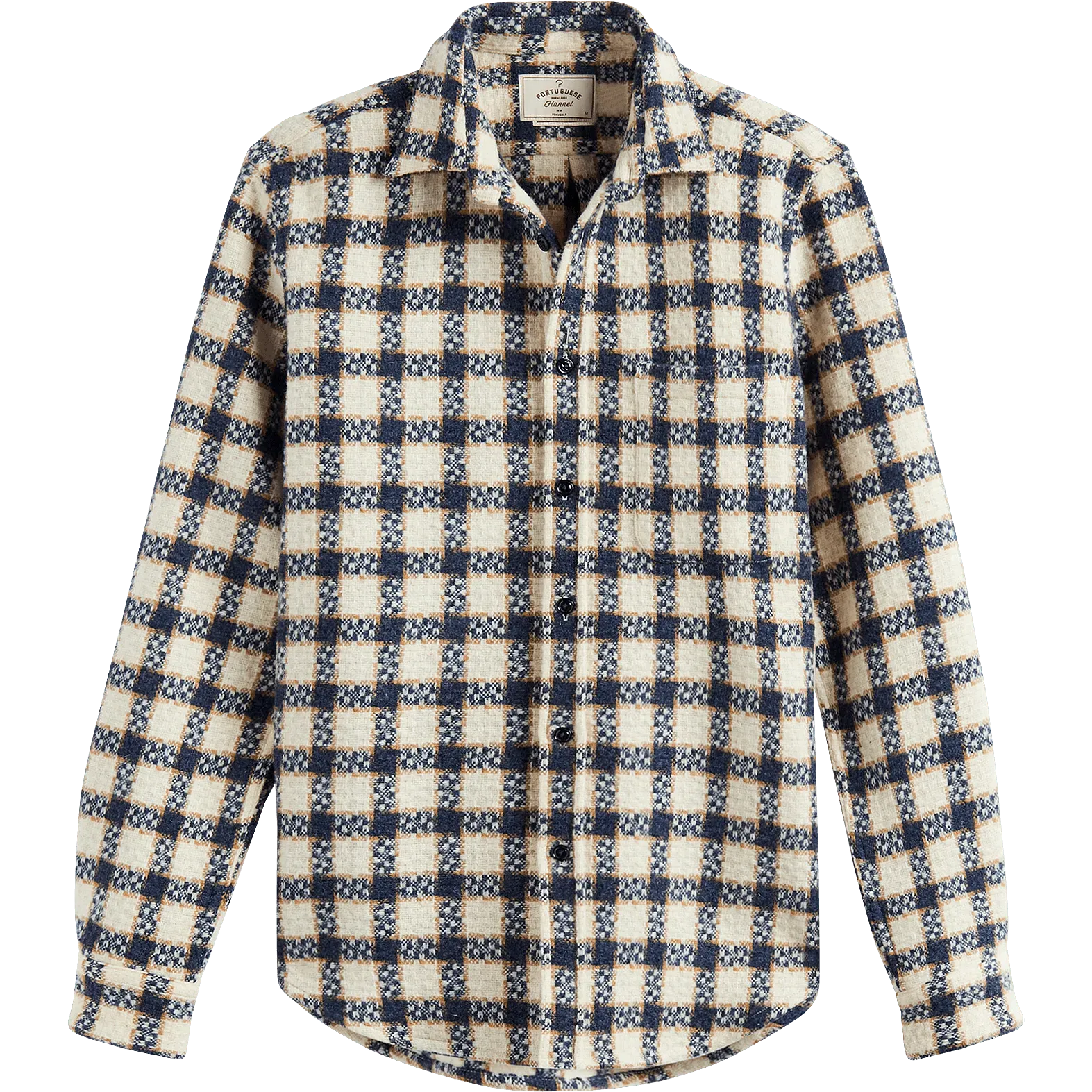 Burgo Overshirt - Blue / Ecru