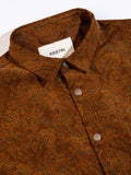 Armadale Shirt Jacket - Rust Paisley