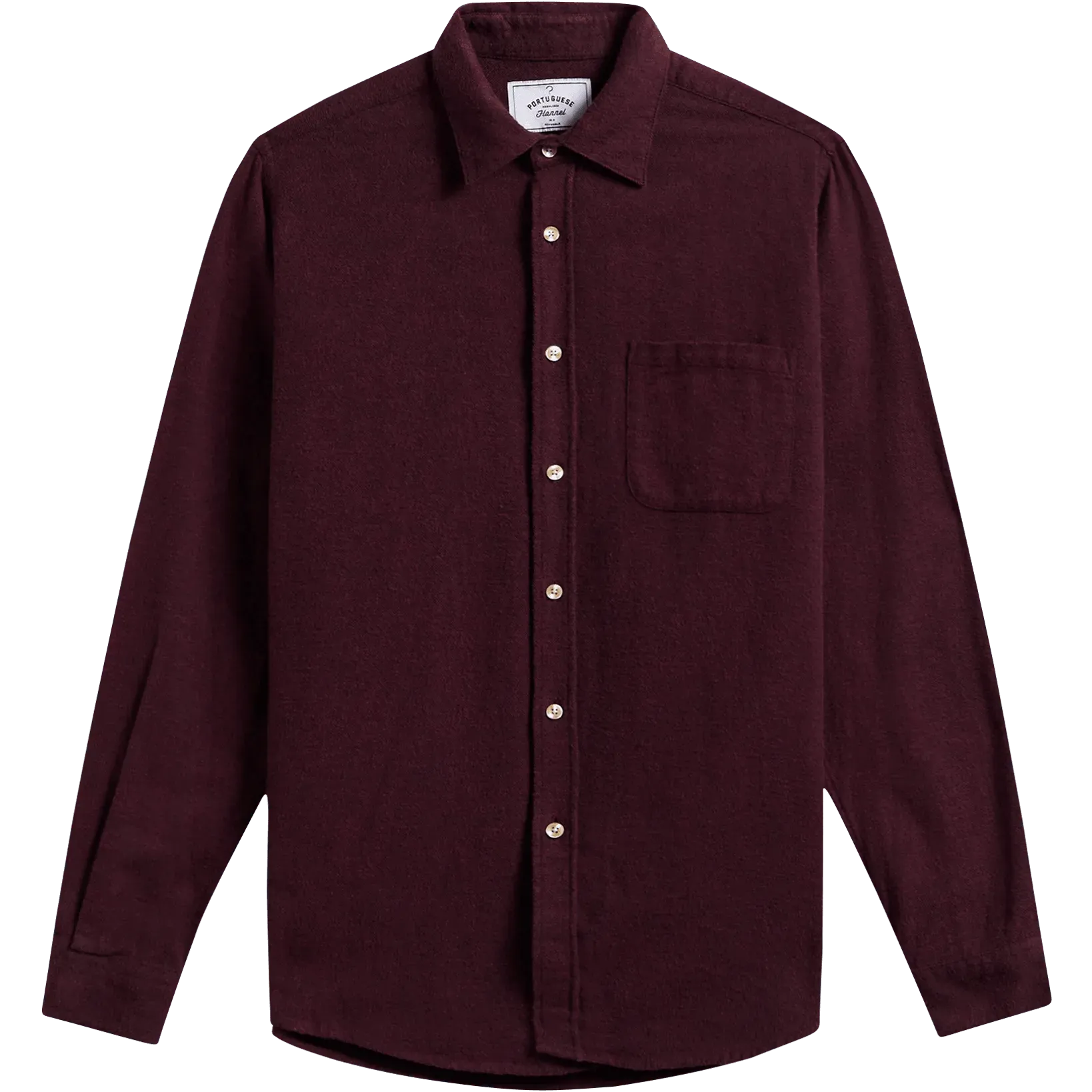 Teca Flannel Shirt - Bordeaux