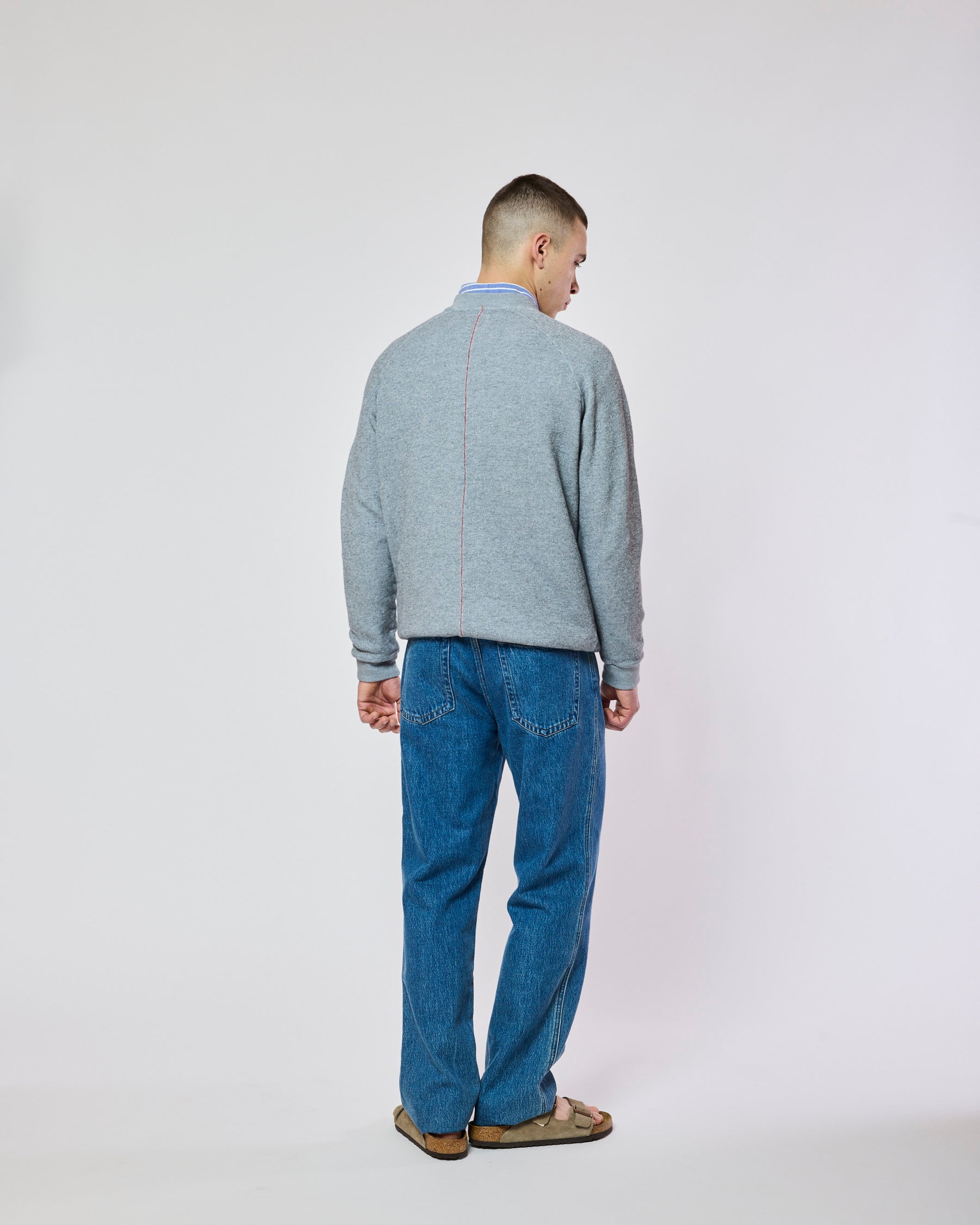 Terry Fleece Sweatshirt - Pastel Blue