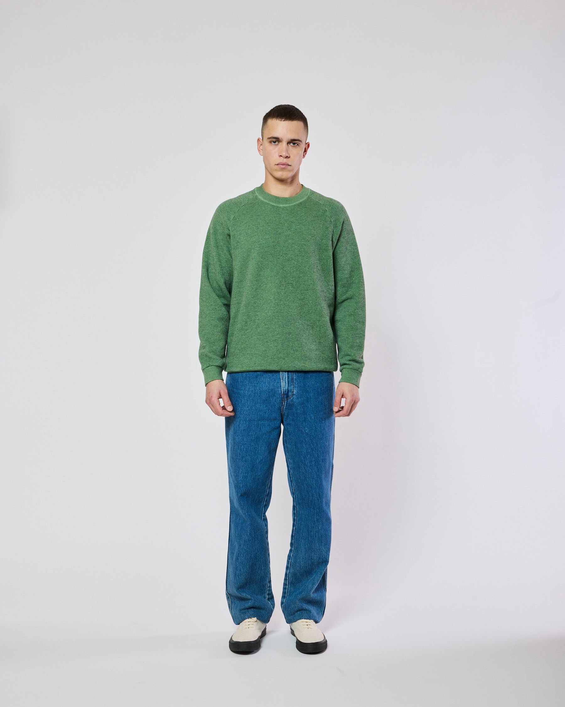 Terry Fleece Sweatshirt - Shamrock Green
