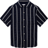 Didcot Shirt - Navy Leno