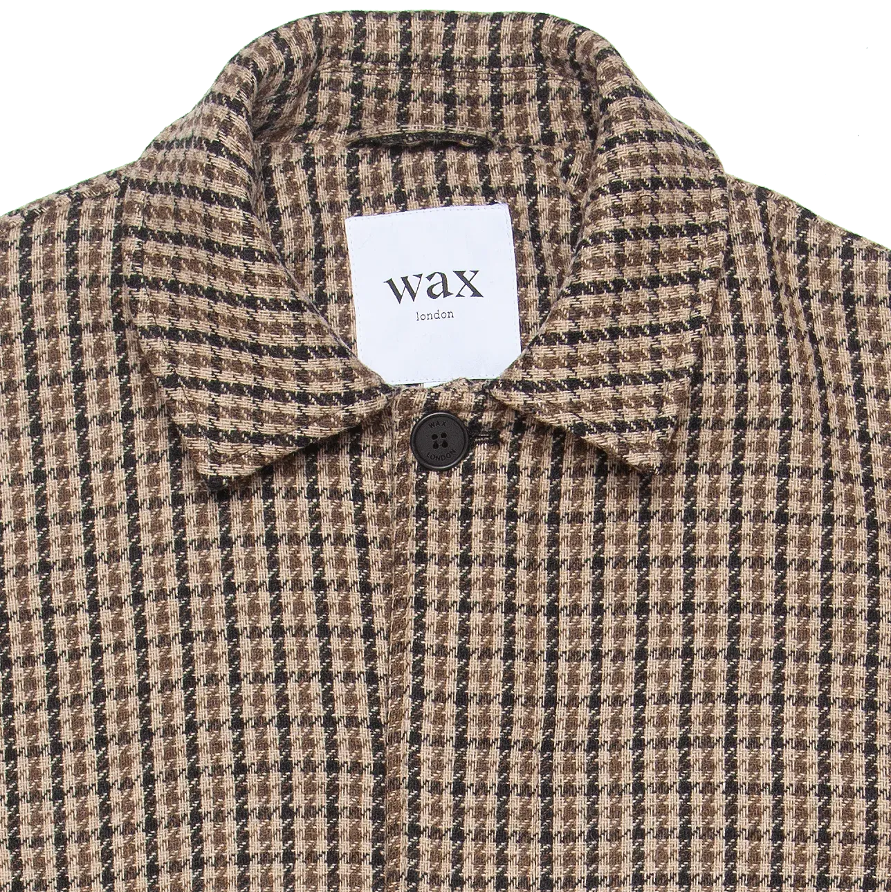 Chester Coat - Natural Houndstooth