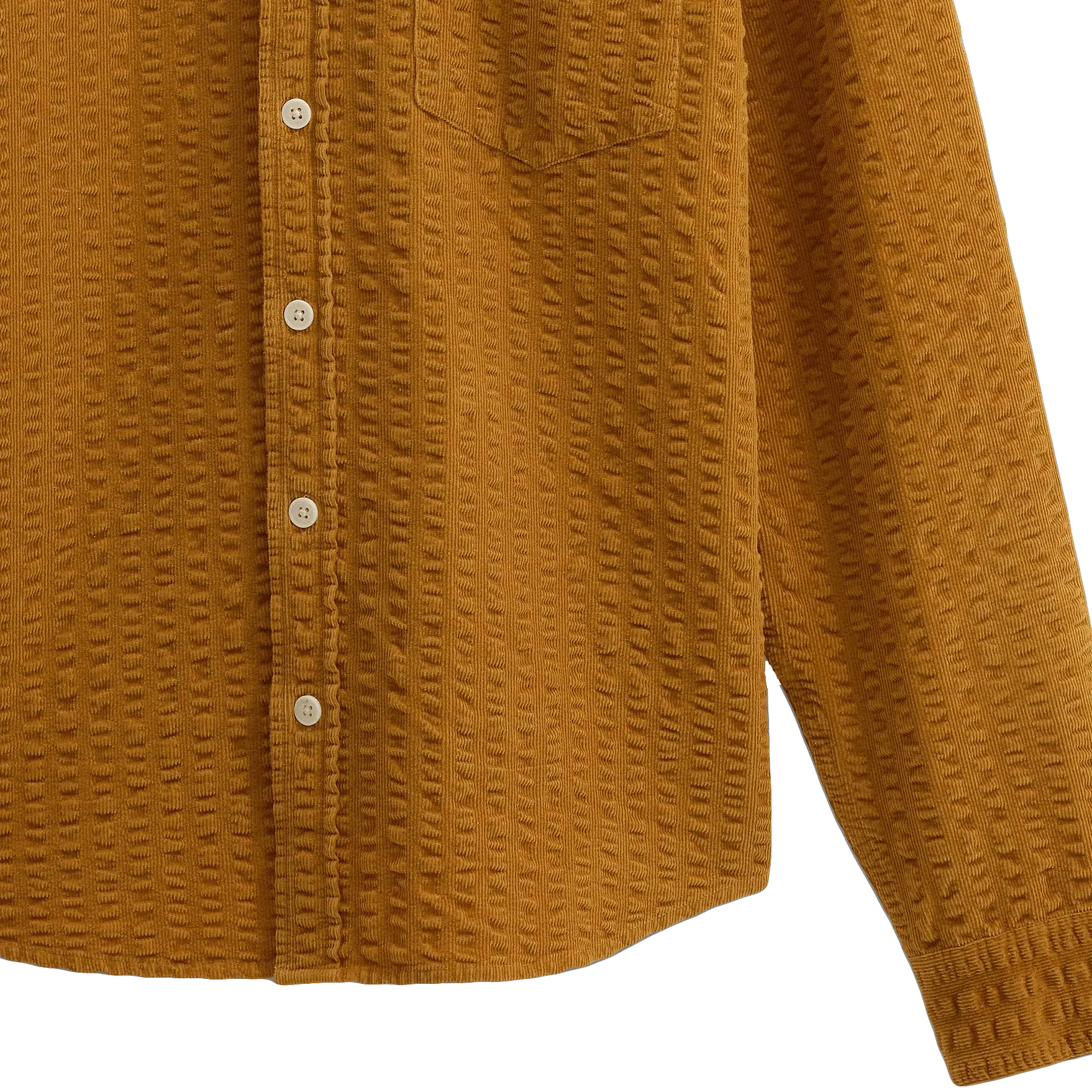 Shelly Seersucker Shirt - Tan