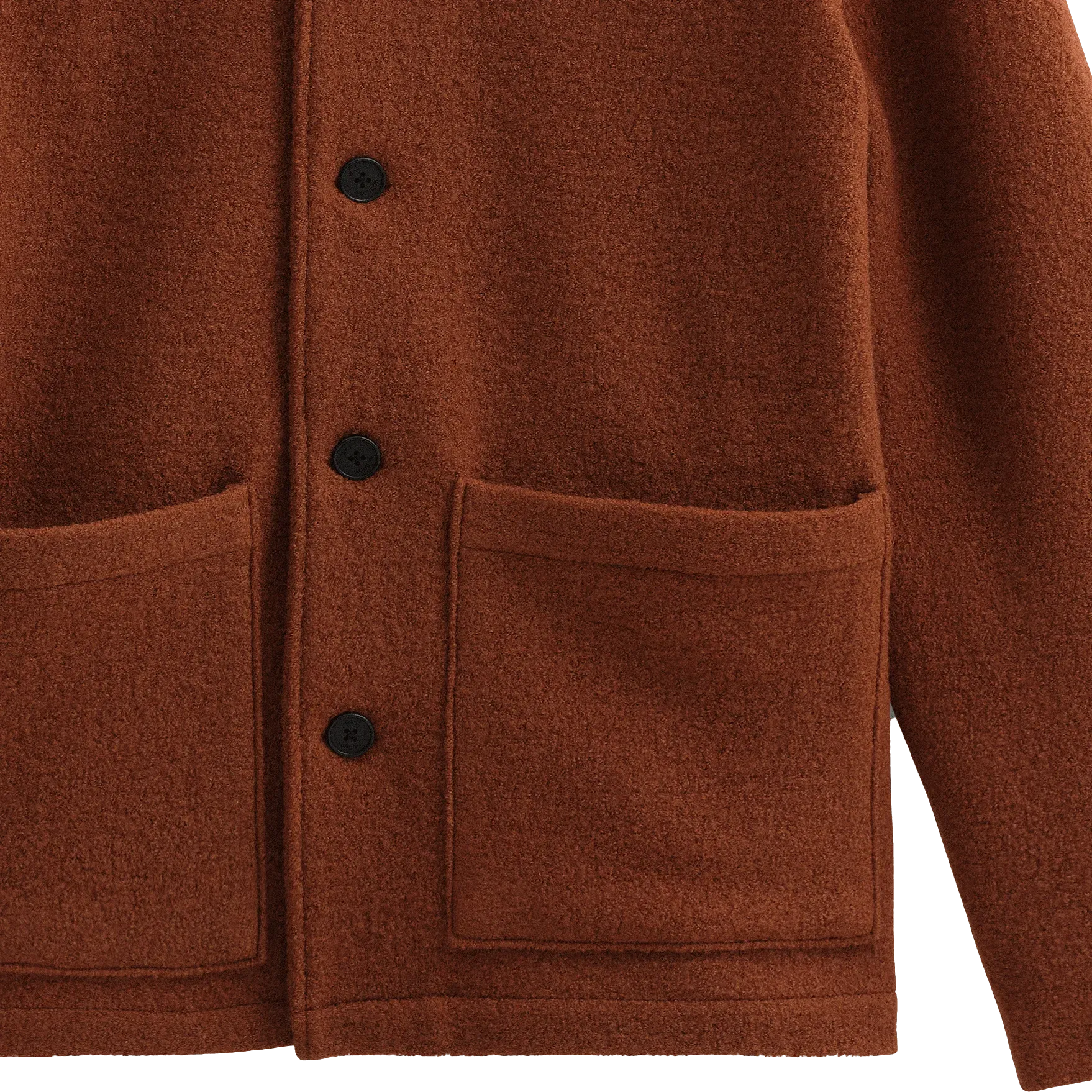 Grant Wool Jacket - Rust