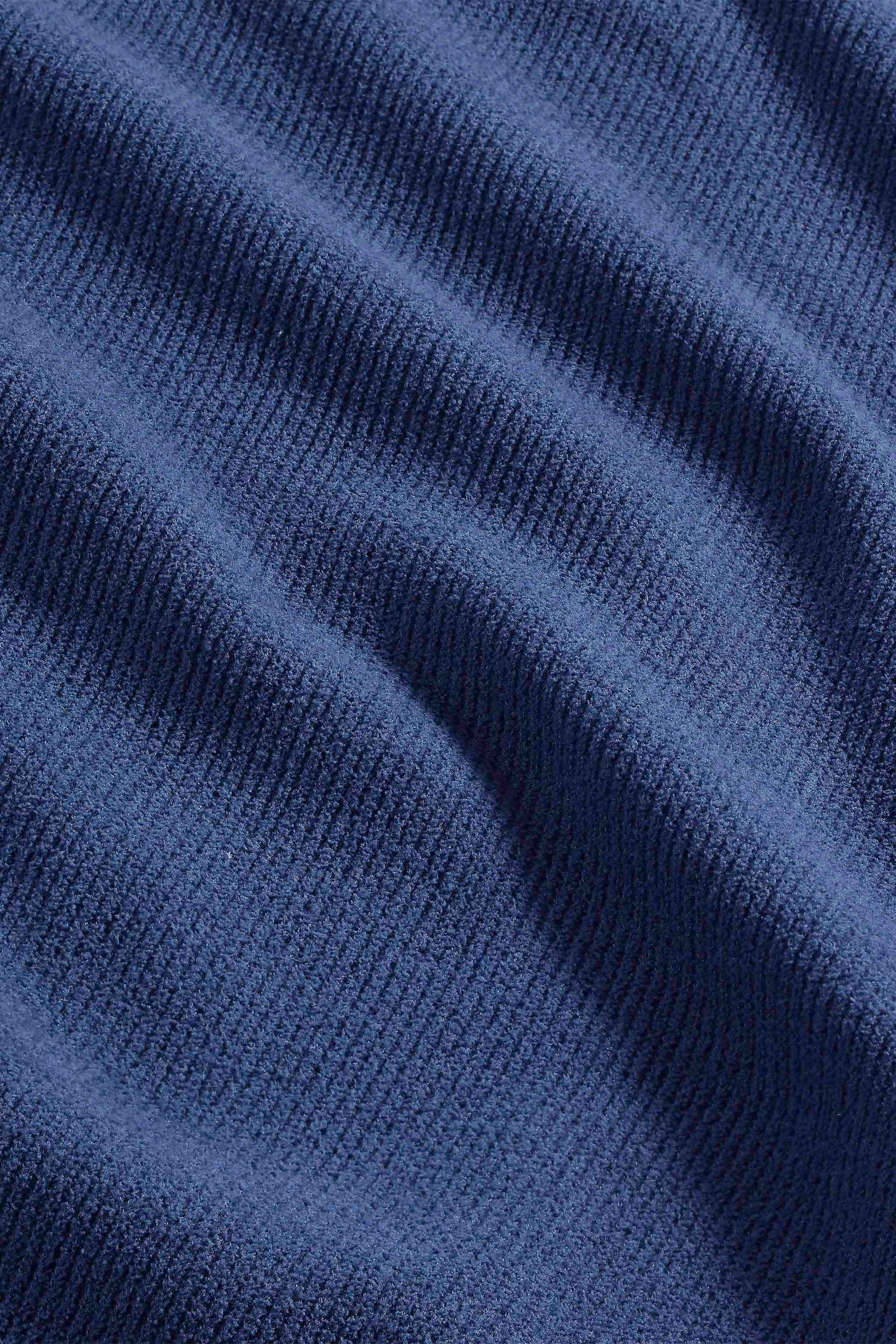 Danny Soft Rib Crew - Denim Blue