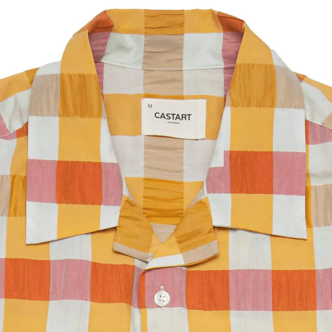 Rambutan Check Shirt - Orange