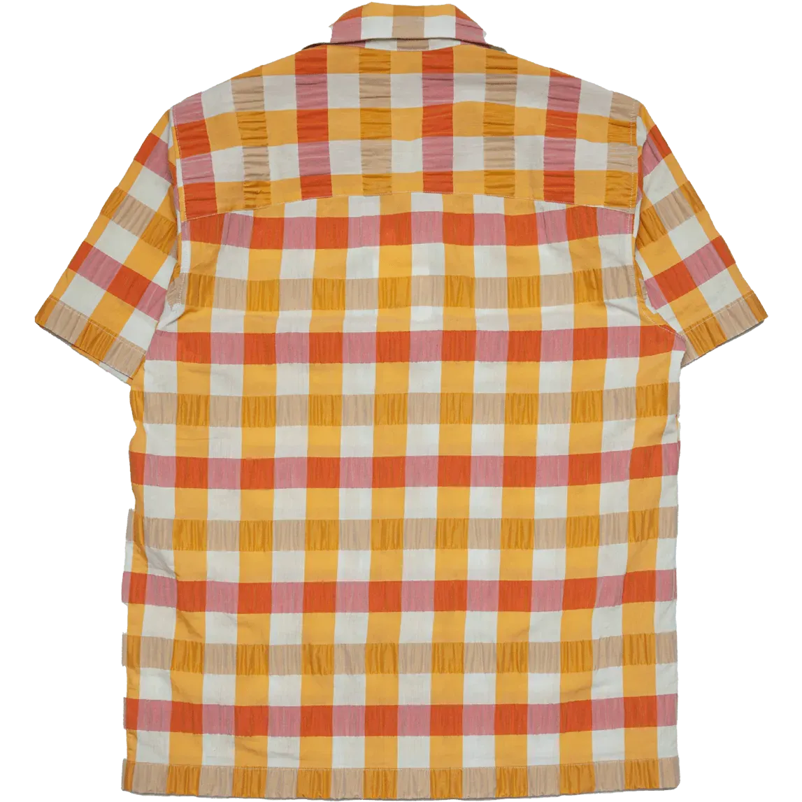 Rambutan Check Shirt - Orange