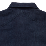 Selvedge Knit Crosscut Western Shirt - Indigo