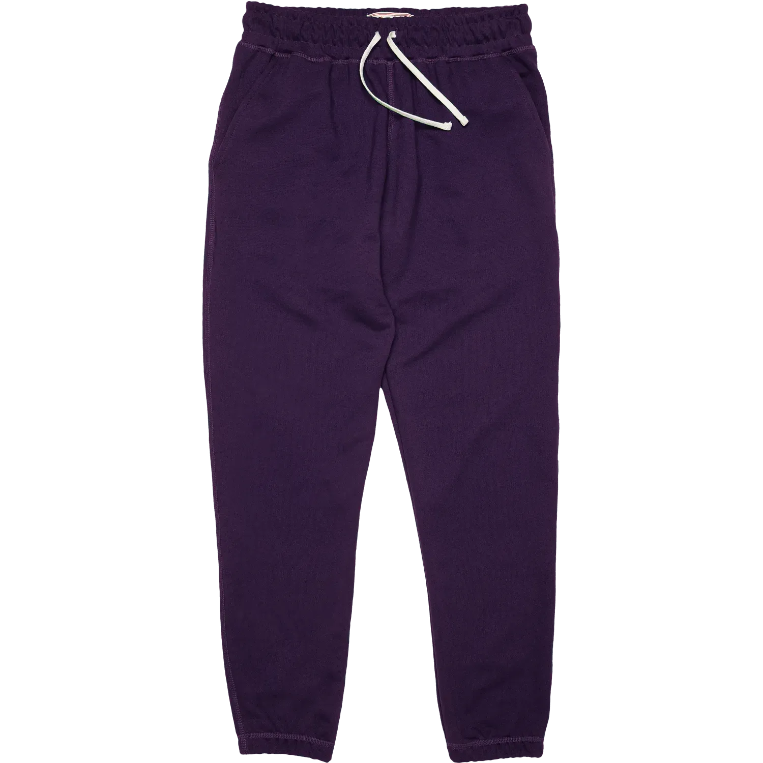 Organic French Terry Sweatpant - Plum Purple