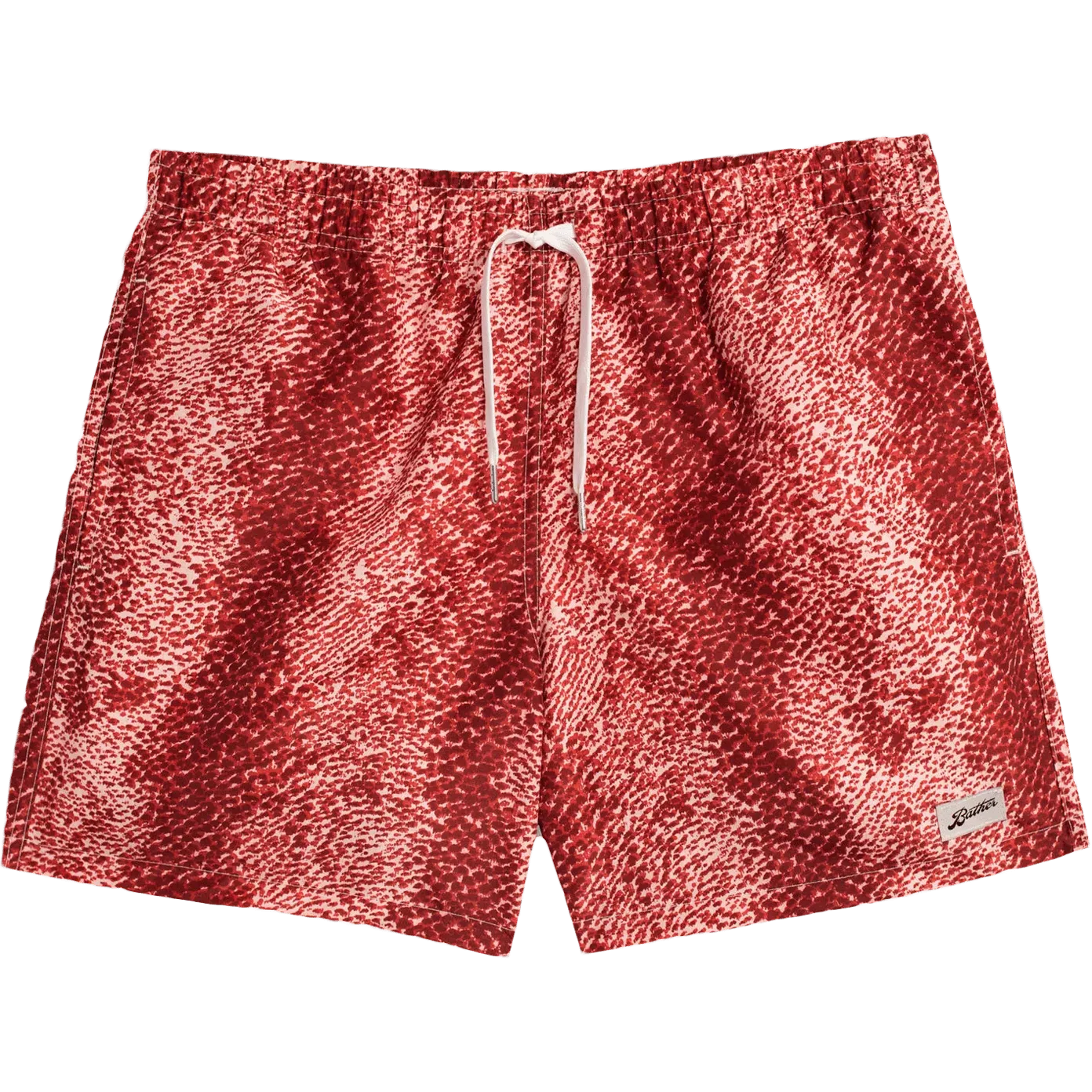 Swim Trunk - Red Painted Moss