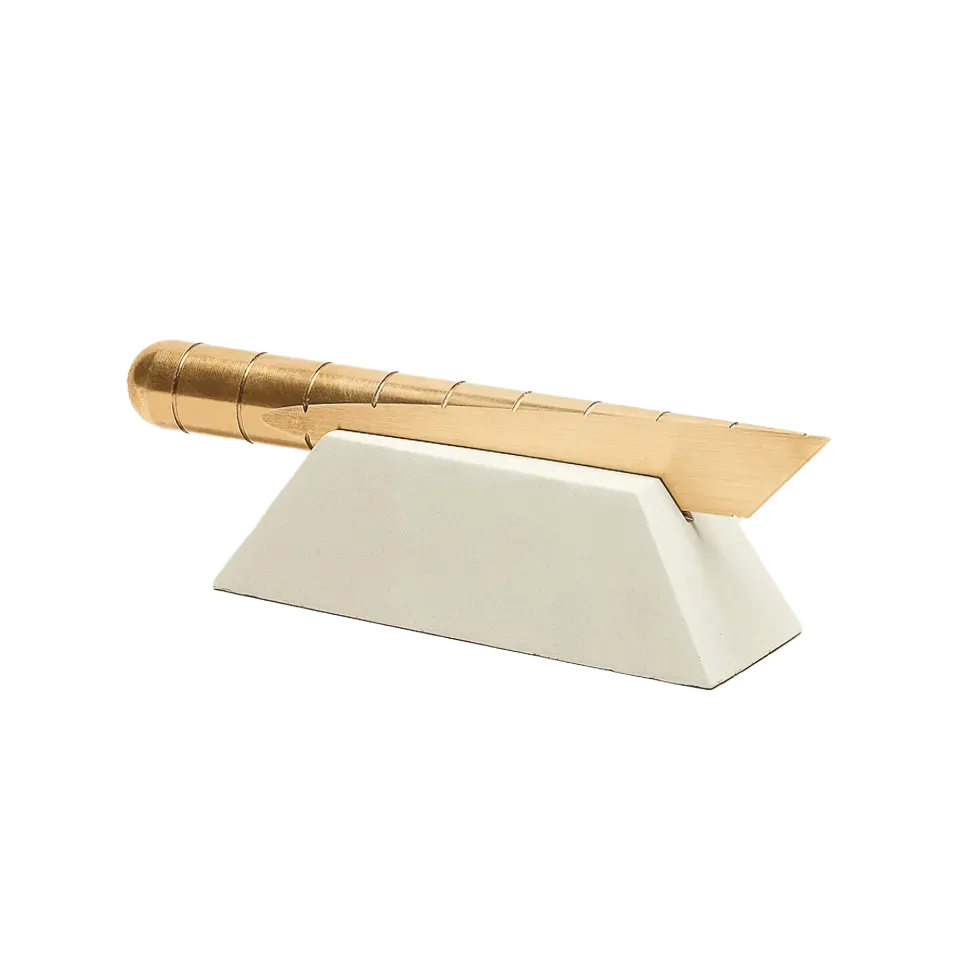 Desk Knife Plinth - White
