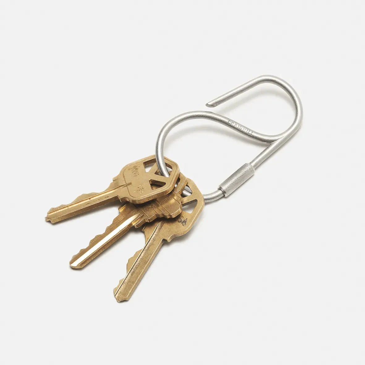 Offset Keyring - Steel