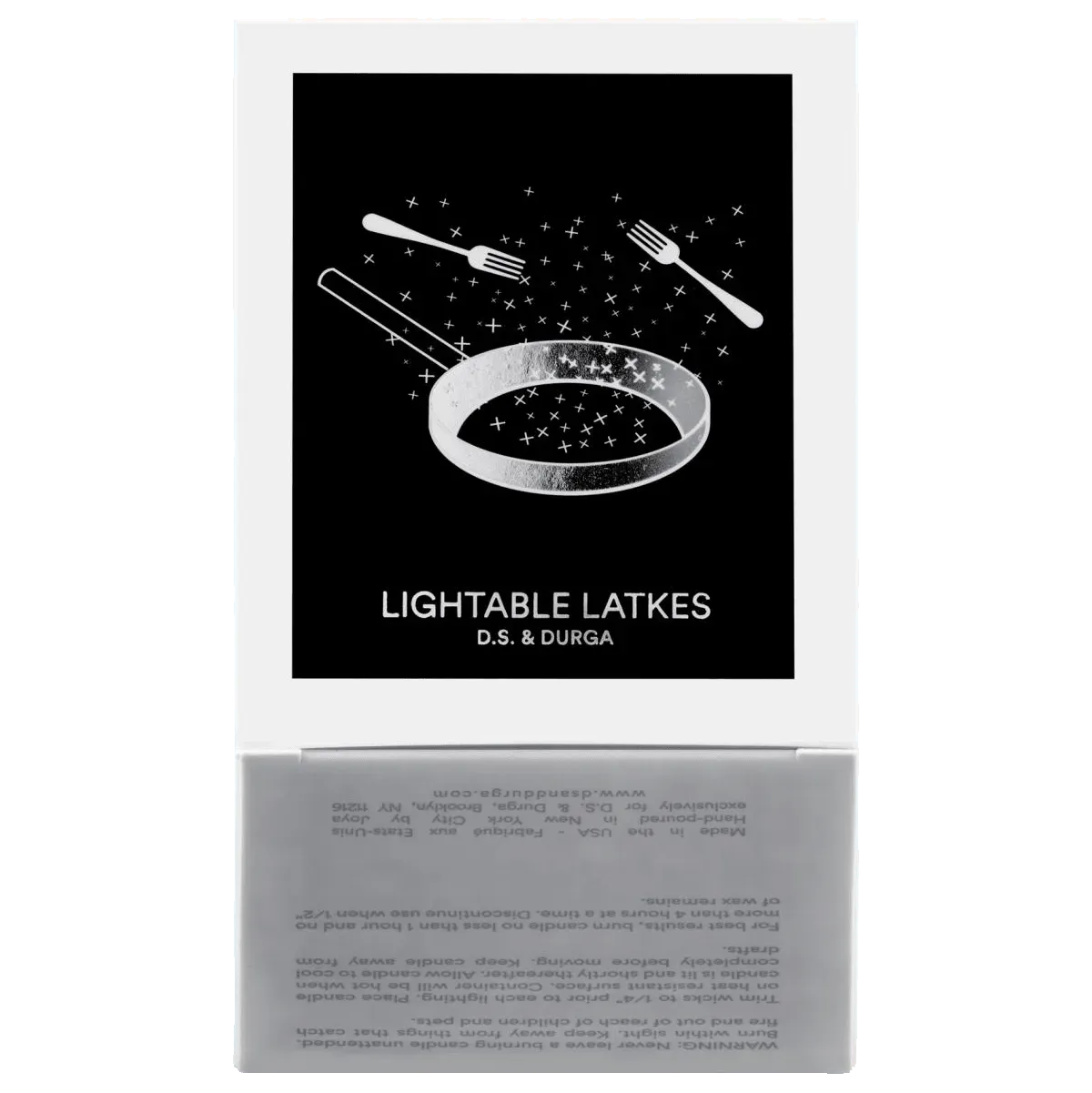 Lightable Latkes - Soy Candle