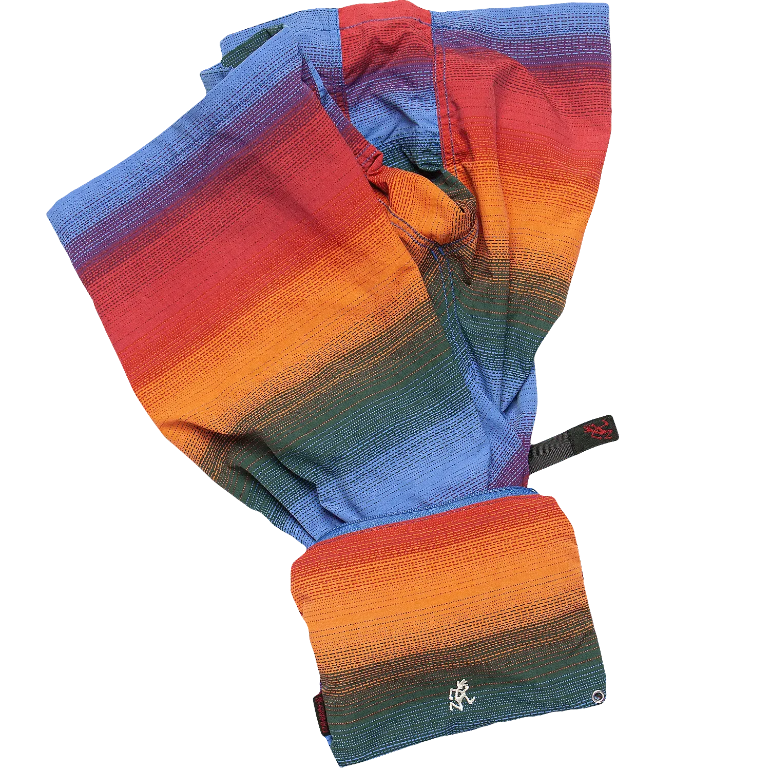Shell Packable Shorts - Beach Bed