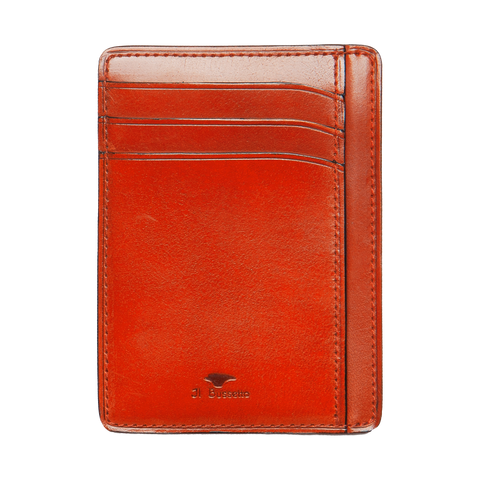 Card & Document Case - Coral Red