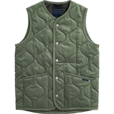 Thornham Cord Button Vest - Seaspray Green