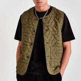 Timb Quilted Gilet - Khaki