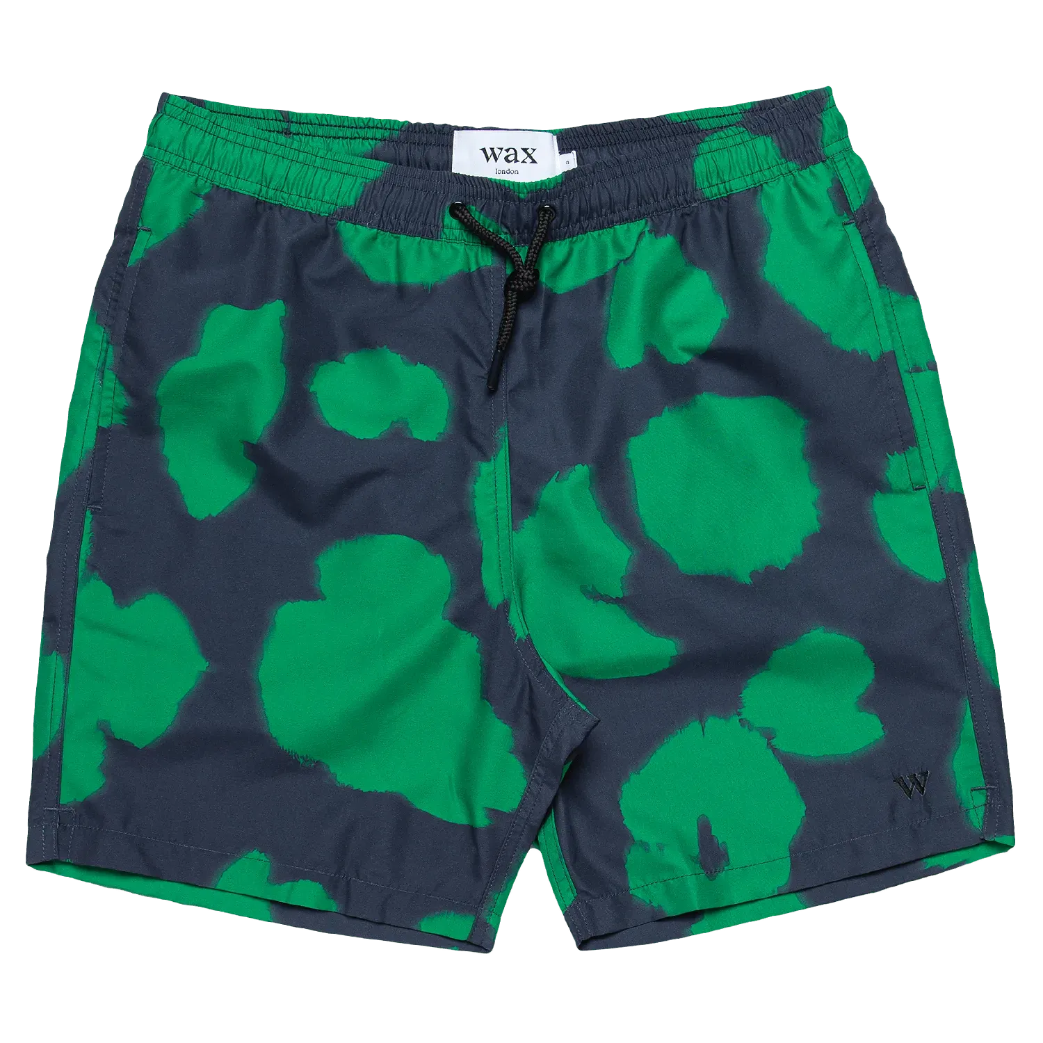 Noden Swim Shorts - Navy / Green Poppy