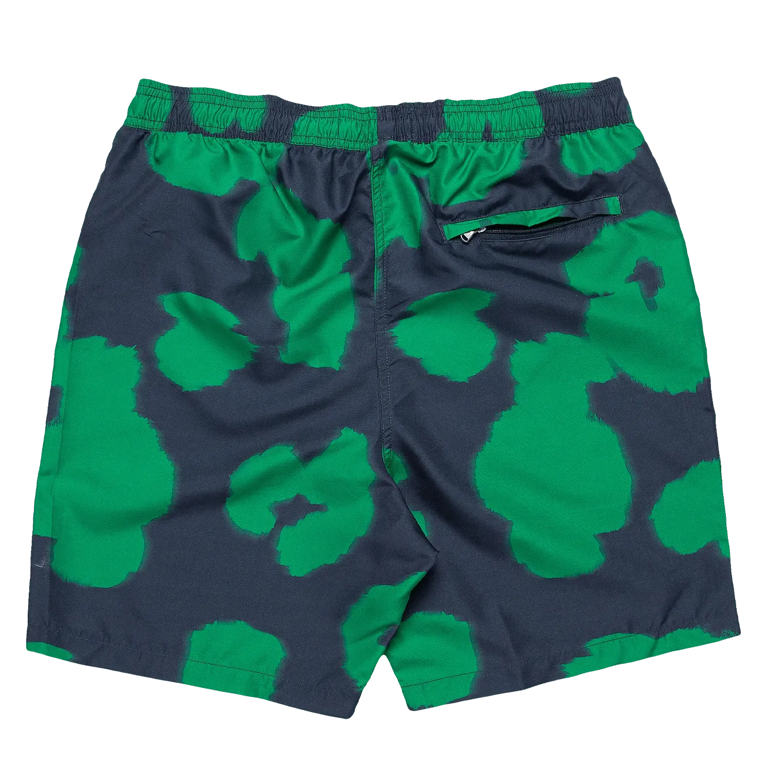 Noden Swim Shorts - Navy / Green Poppy