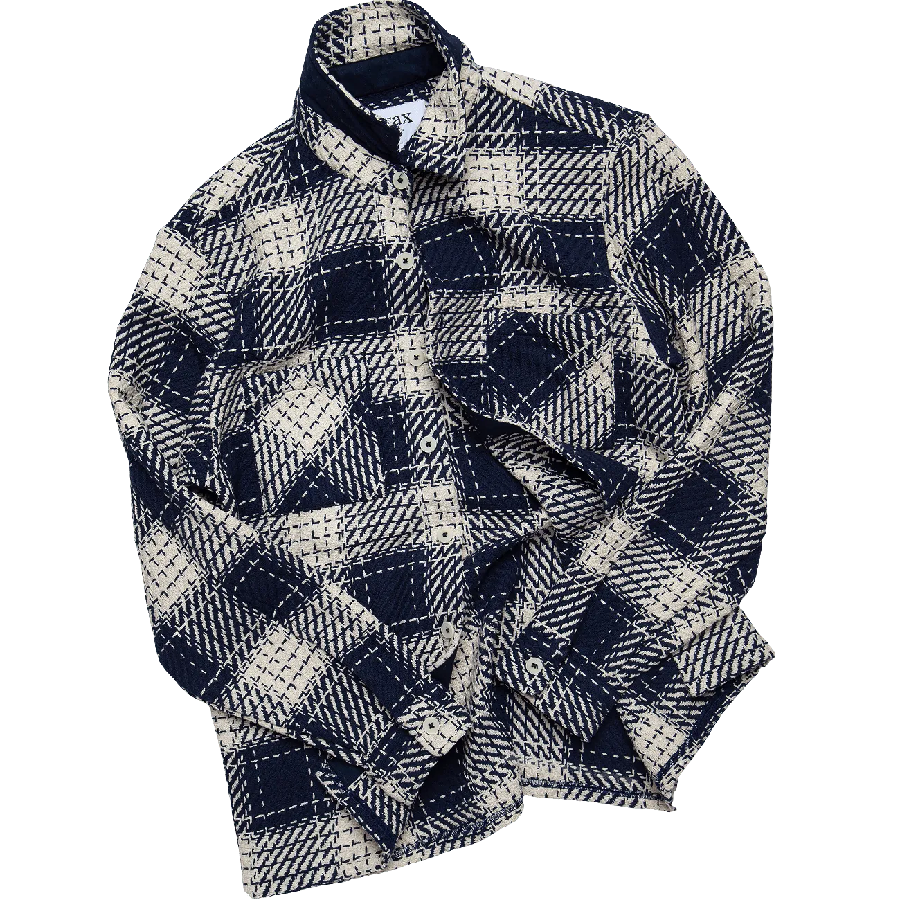 Whiting Woven Shirt - Marine Beatnik