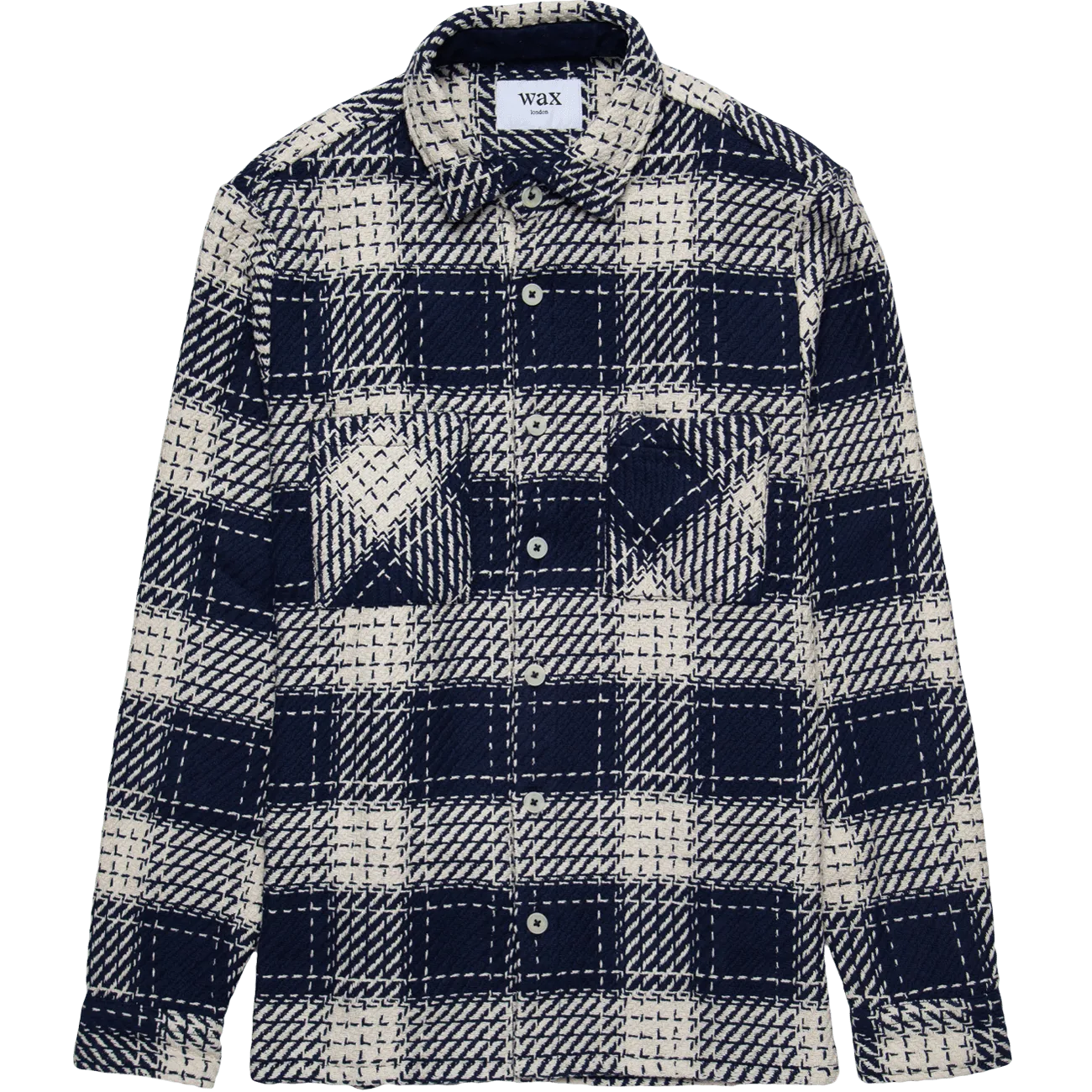 Whiting Woven Shirt - Marine Beatnik