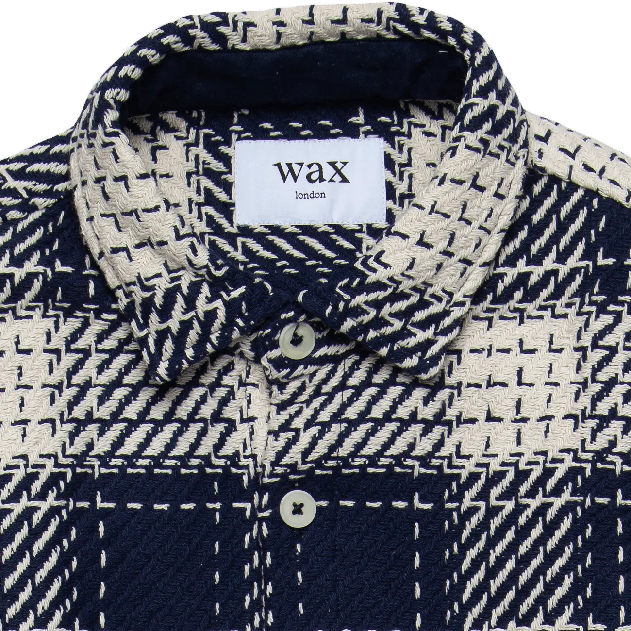 Whiting Woven Shirt - Marine Beatnik