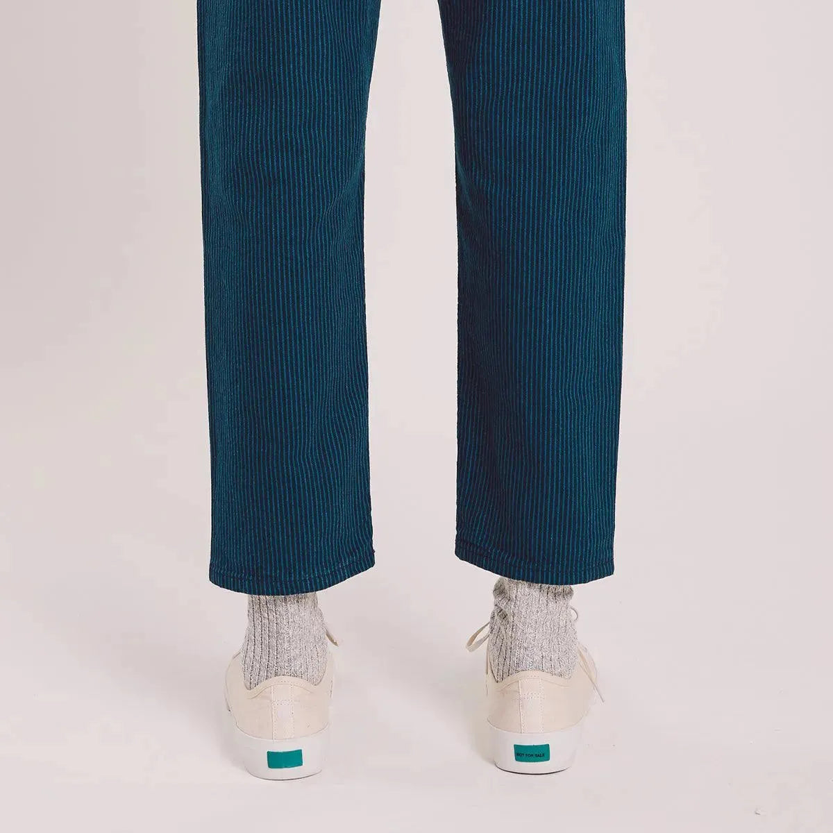 Tearaway Jean Cotton Linen - Blue / Navy Stripe