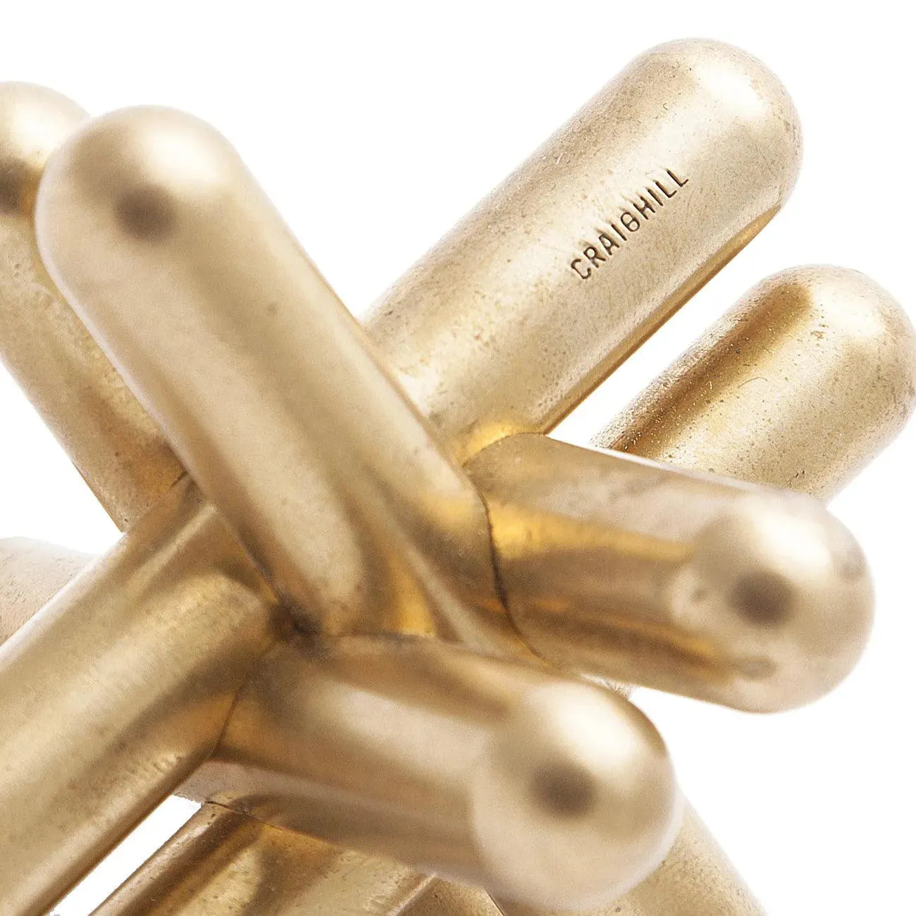 Jack Puzzle - Solid Brass