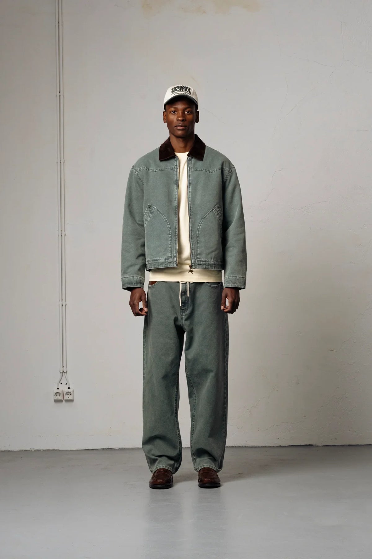Everyday Quartier Jacket - Green Wash