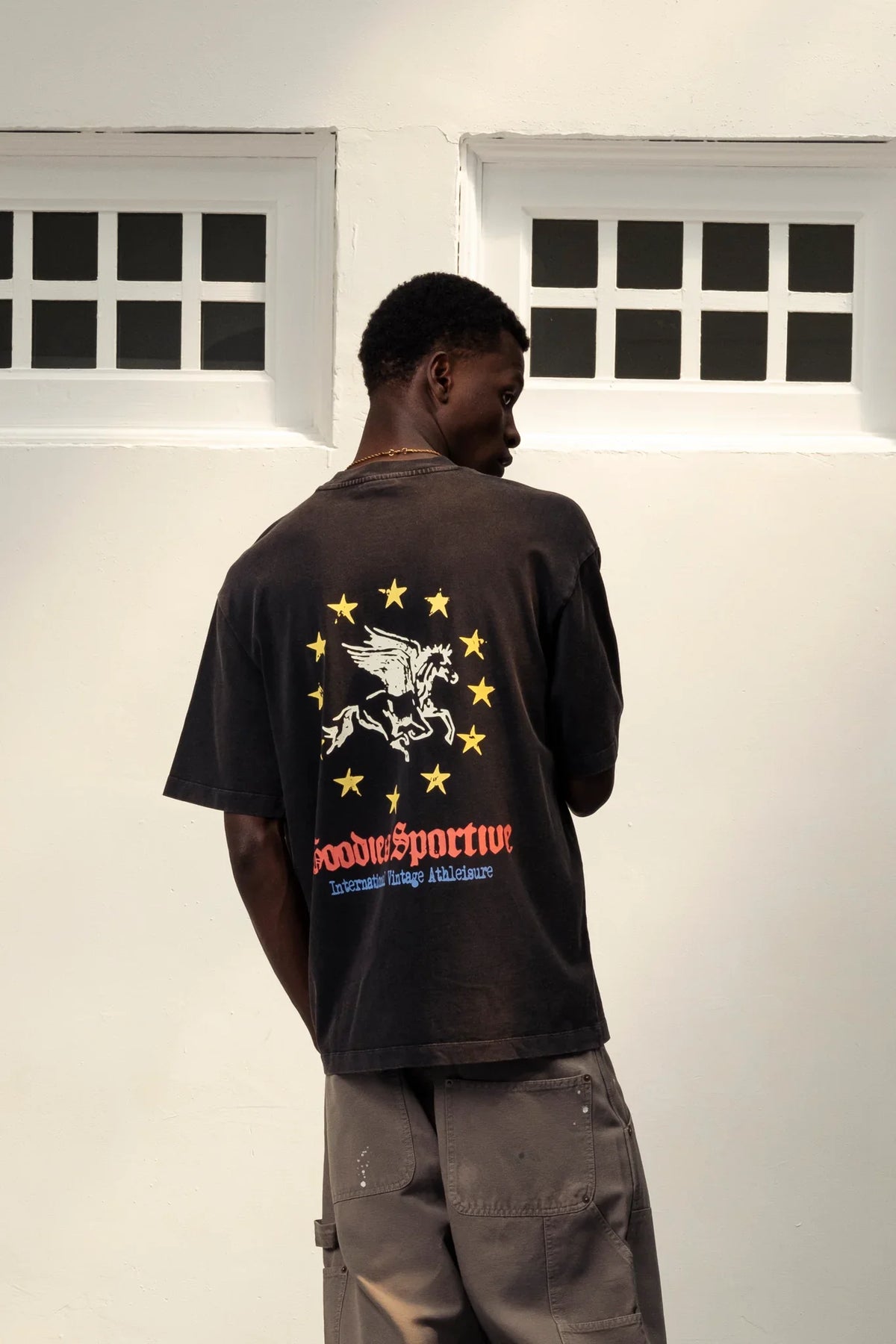 Pegasus Union Tee - Black